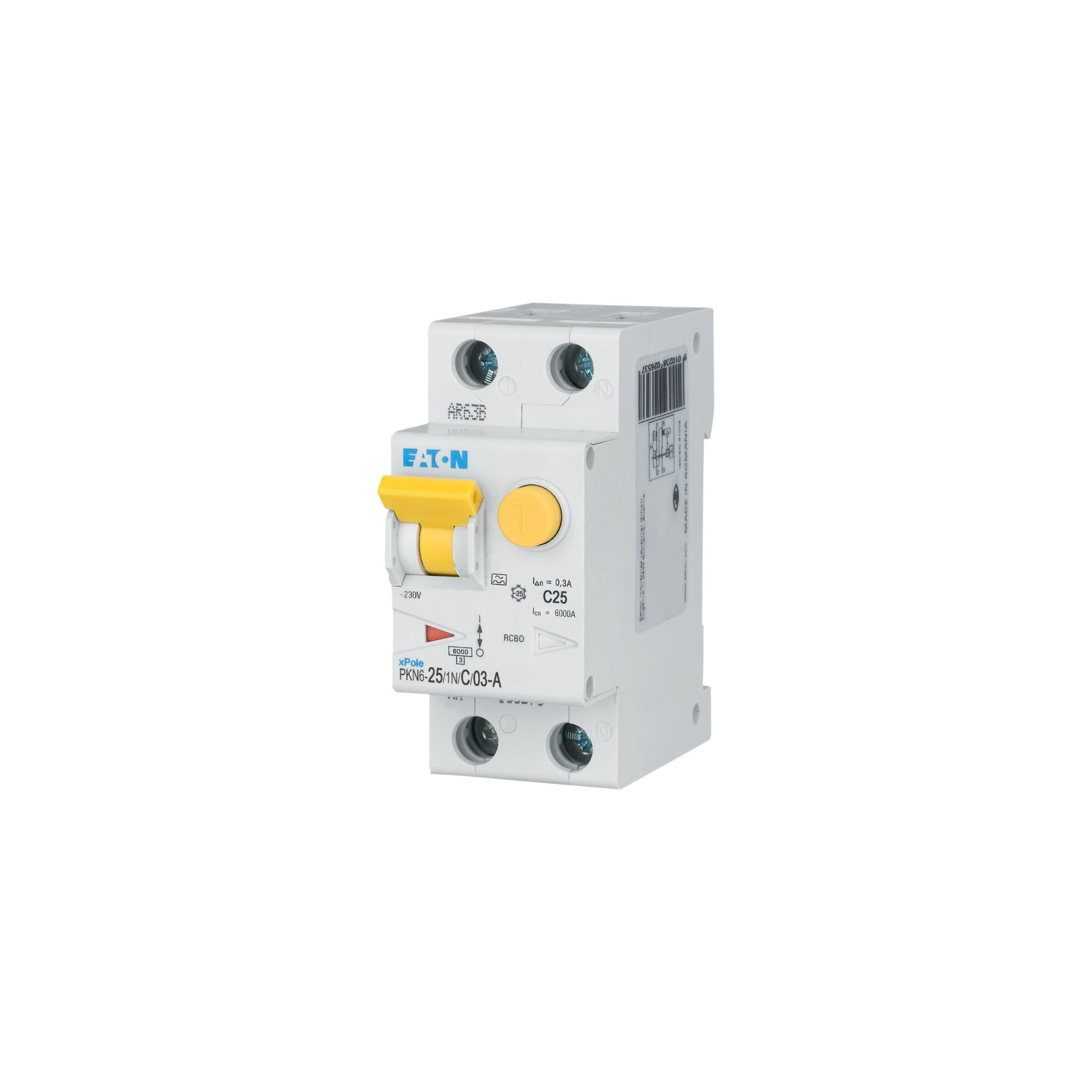 Eaton Aardlekautomaat C25A 1P+N 300Ma 6Ka - Afbeelding 5