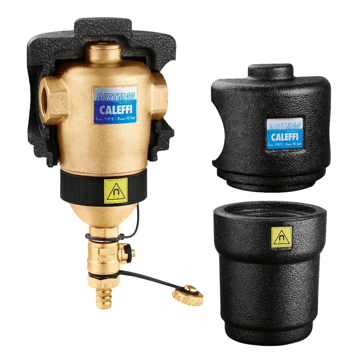 Caleffi Vuilafscheider Met Magneet Dirtmag® 1 1/2" Met Isolatie