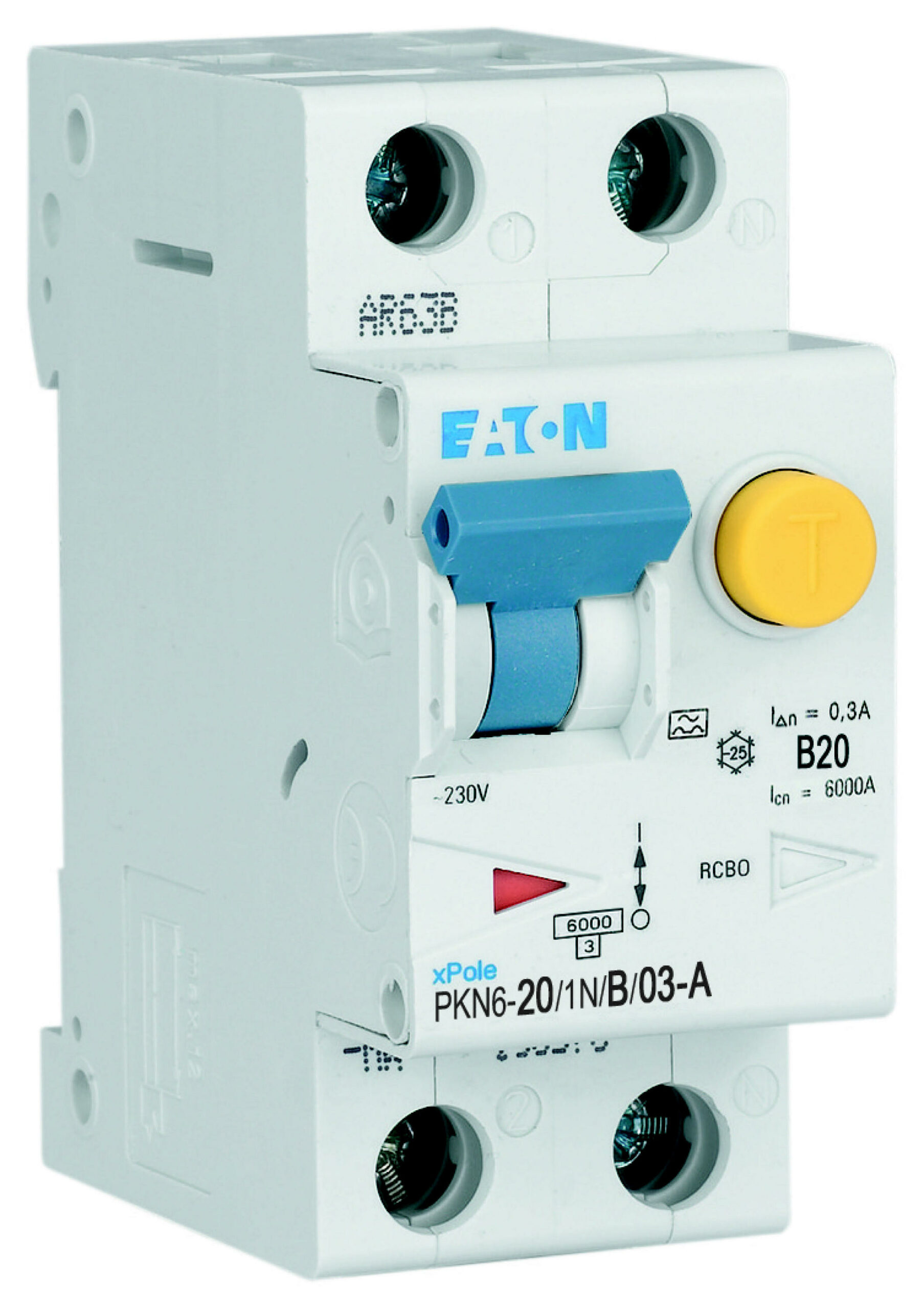 Eaton Aardlekautomaat B20A 1P+N 300Ma 6Ka - Afbeelding 5