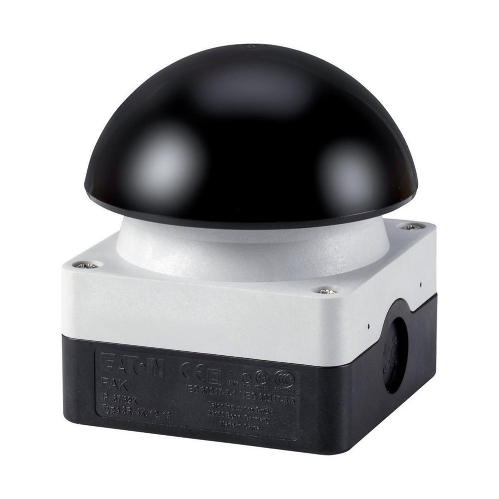 Eaton Fak-S/Kc11/I Paddestoel Slagdrukknop Zwart Puls - Afbeelding 2