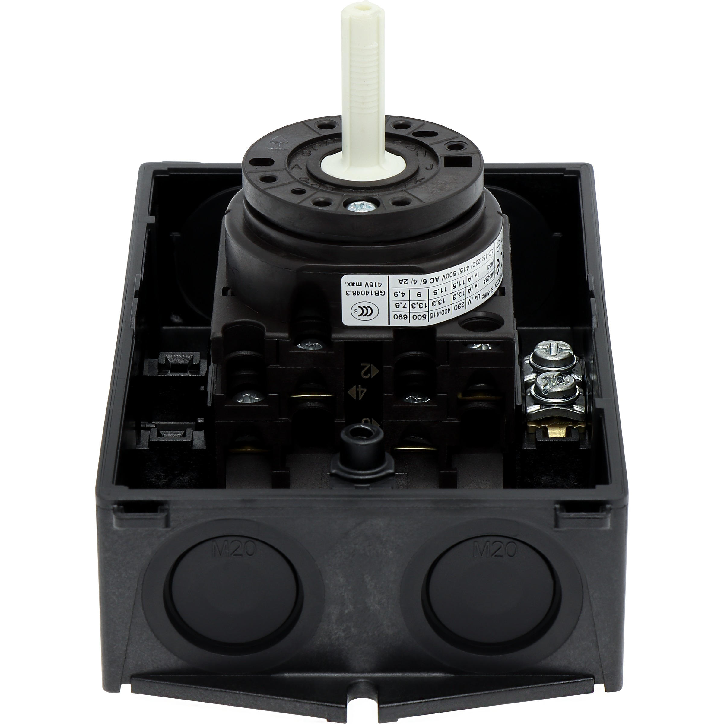 Eaton T0-2-8900/I1 Nokken Schakelaar 20A 4P Opbouw - Afbeelding 2