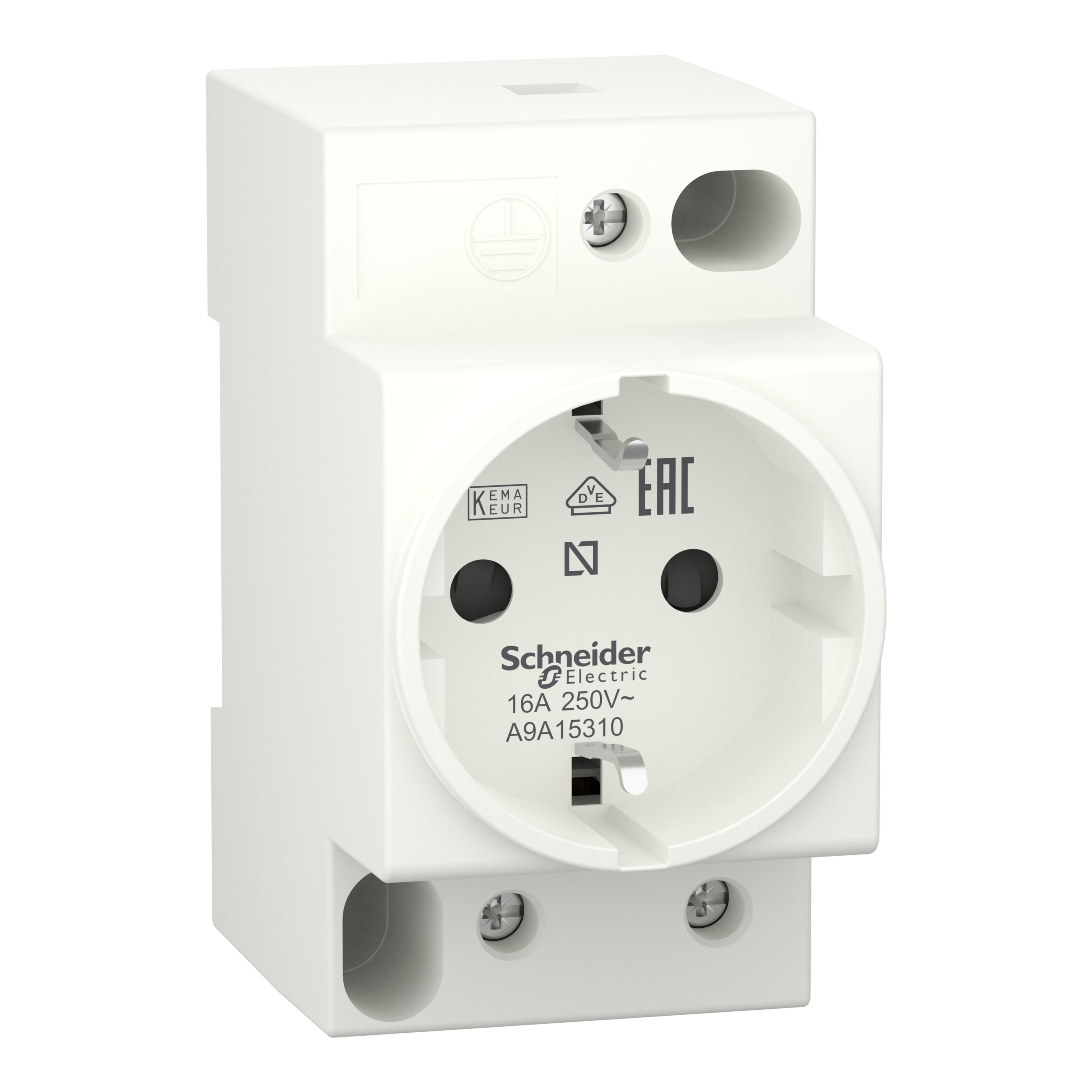 Schneider Electric Ipc Dinrail Wcd / Contactdoos 2P+Ra/16A