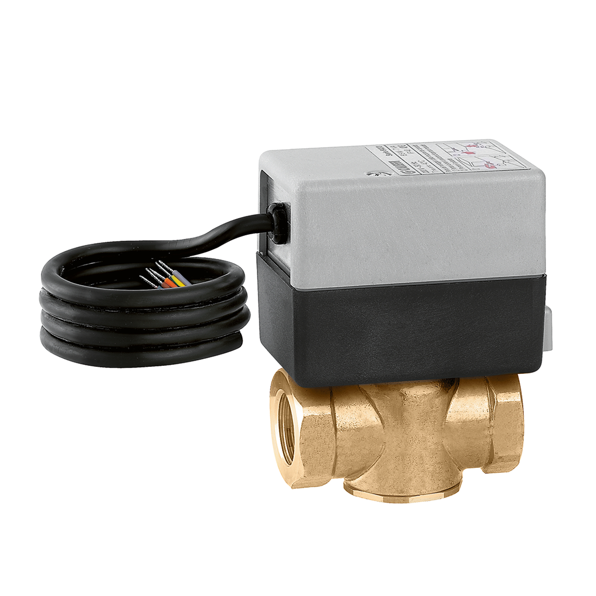 Caleffi 2-Weg Zoneventiel Met Microschakelaar 3/4"