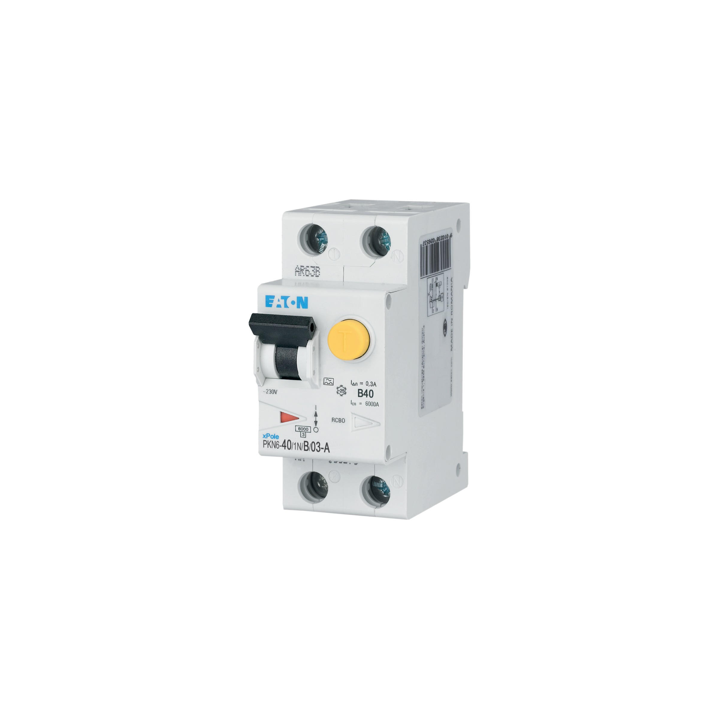 Eaton Aardlekautomaat B40A 1P+N 300Ma 6Ka - Afbeelding 3