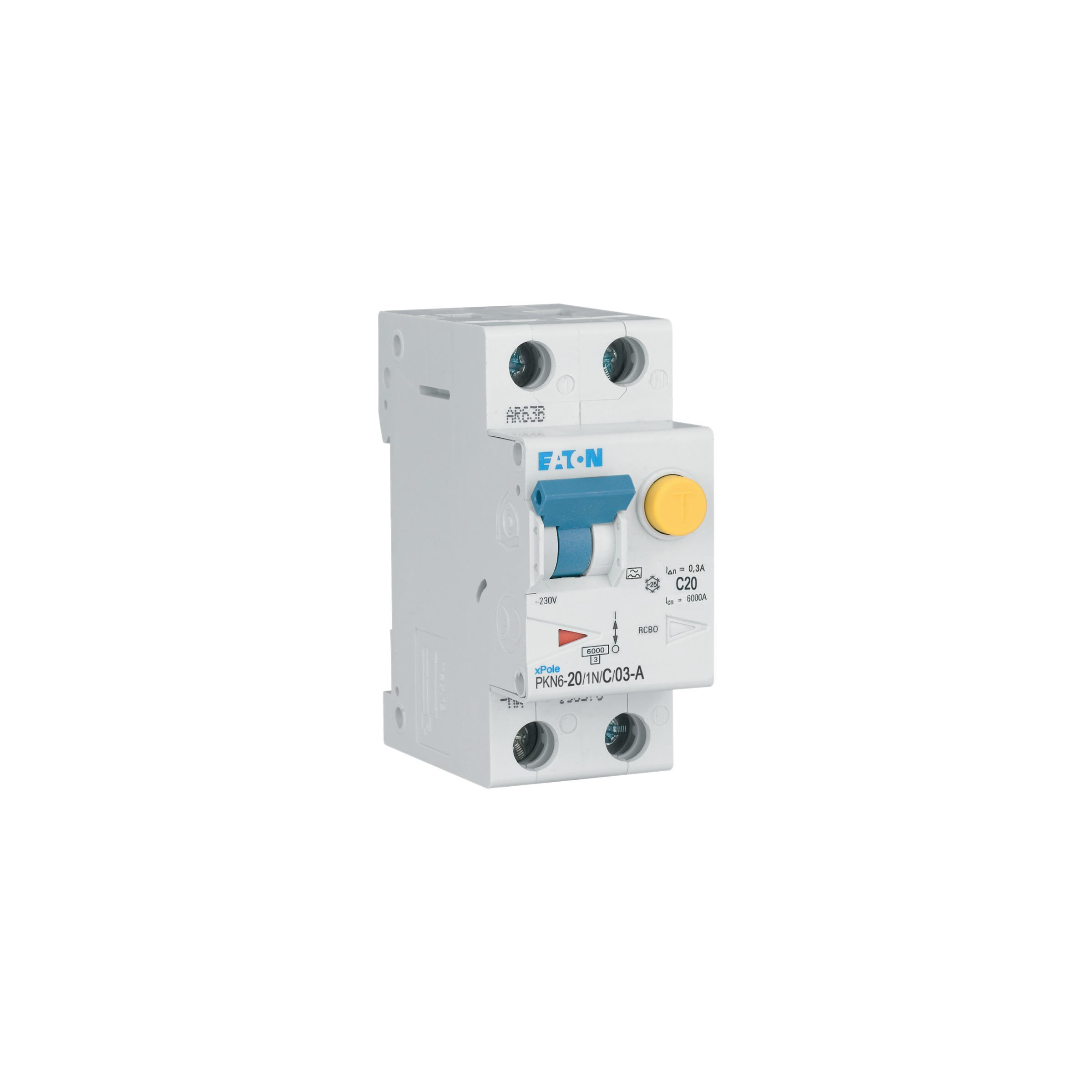 Eaton Aardlekautomaat C20A 1P+N 300Ma 6Ka - Afbeelding 4