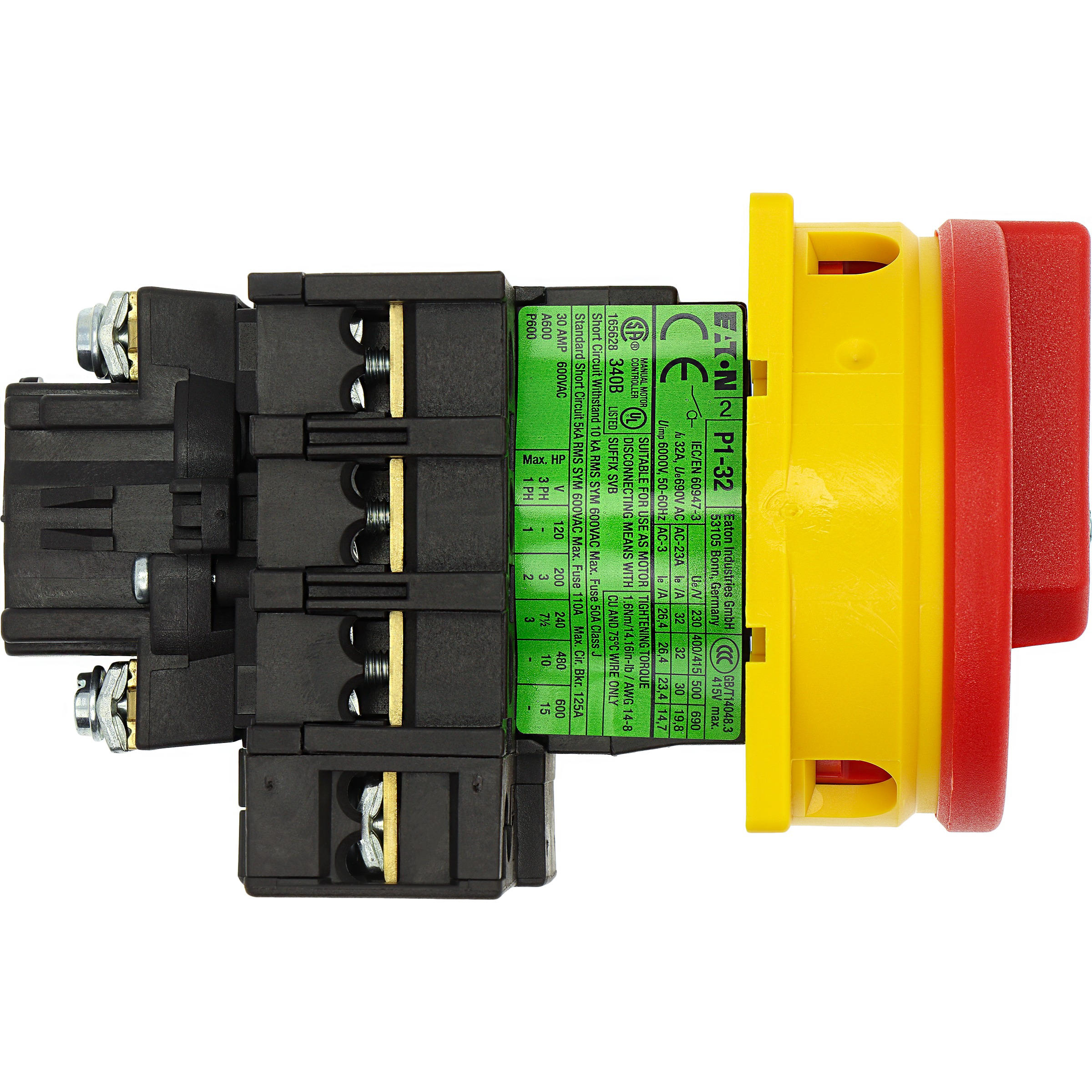 Eaton P1-32/Ea/Svb/N 32A 3P+N Paneel Inbouw Hoofdschakelaar - Afbeelding 3