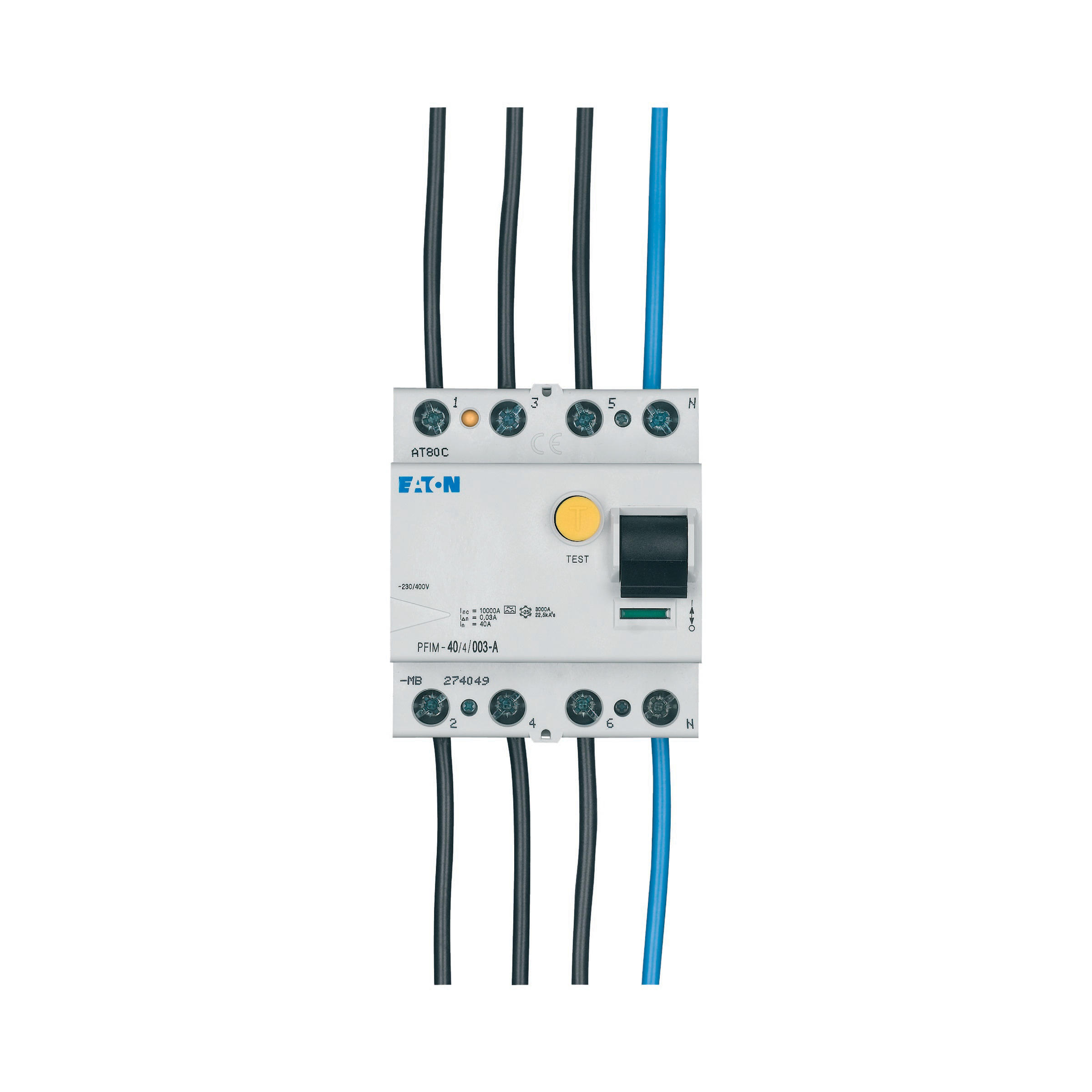 Eaton Aardlekschakelaar 4P 40A 30Ma A Flex Onder