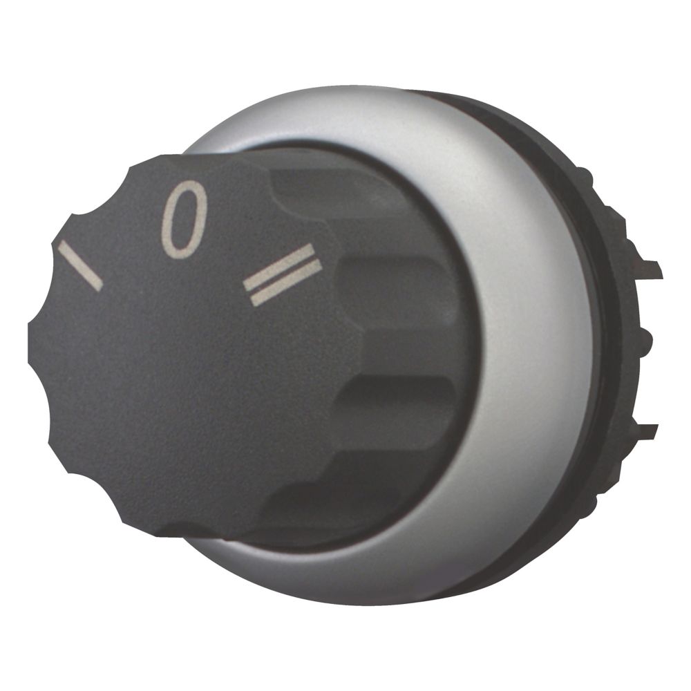 Eaton M22-W3 3 Standen Draaiknop Rond Zwart Inbouw/Paneelb - Afbeelding 5