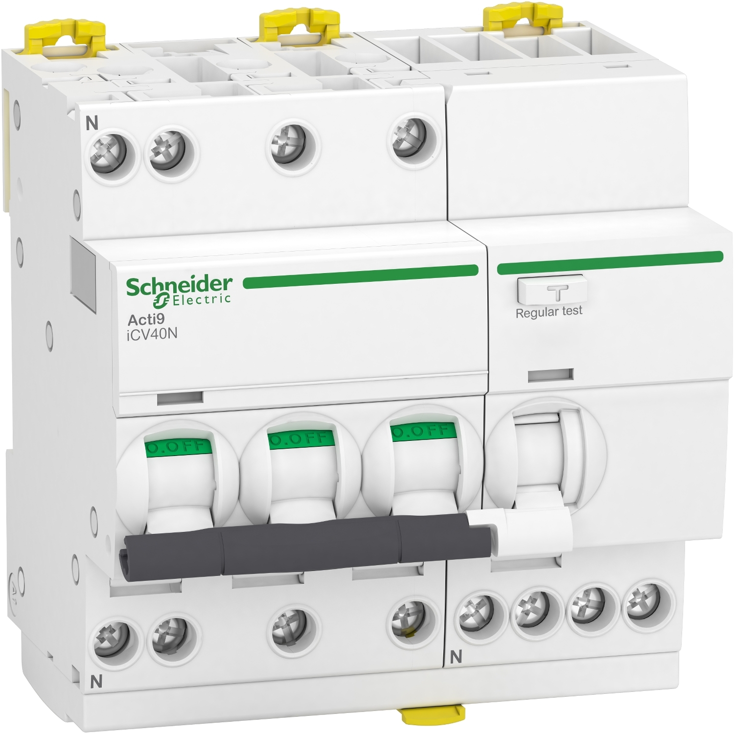 Schneider Electric Aardlekautomaat B16A 3P+N 6Ka 30Ma - Acti9 Icv40N - Afbeelding 3