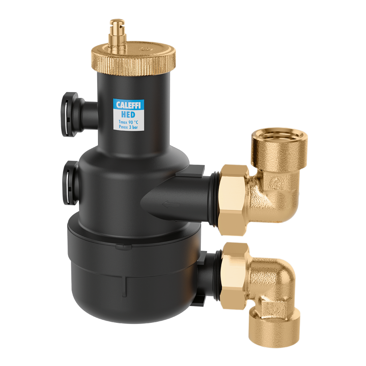 Hoogrendement Luchtafscheider Caleffi Hed® 1 1/4"M - Afbeelding 2