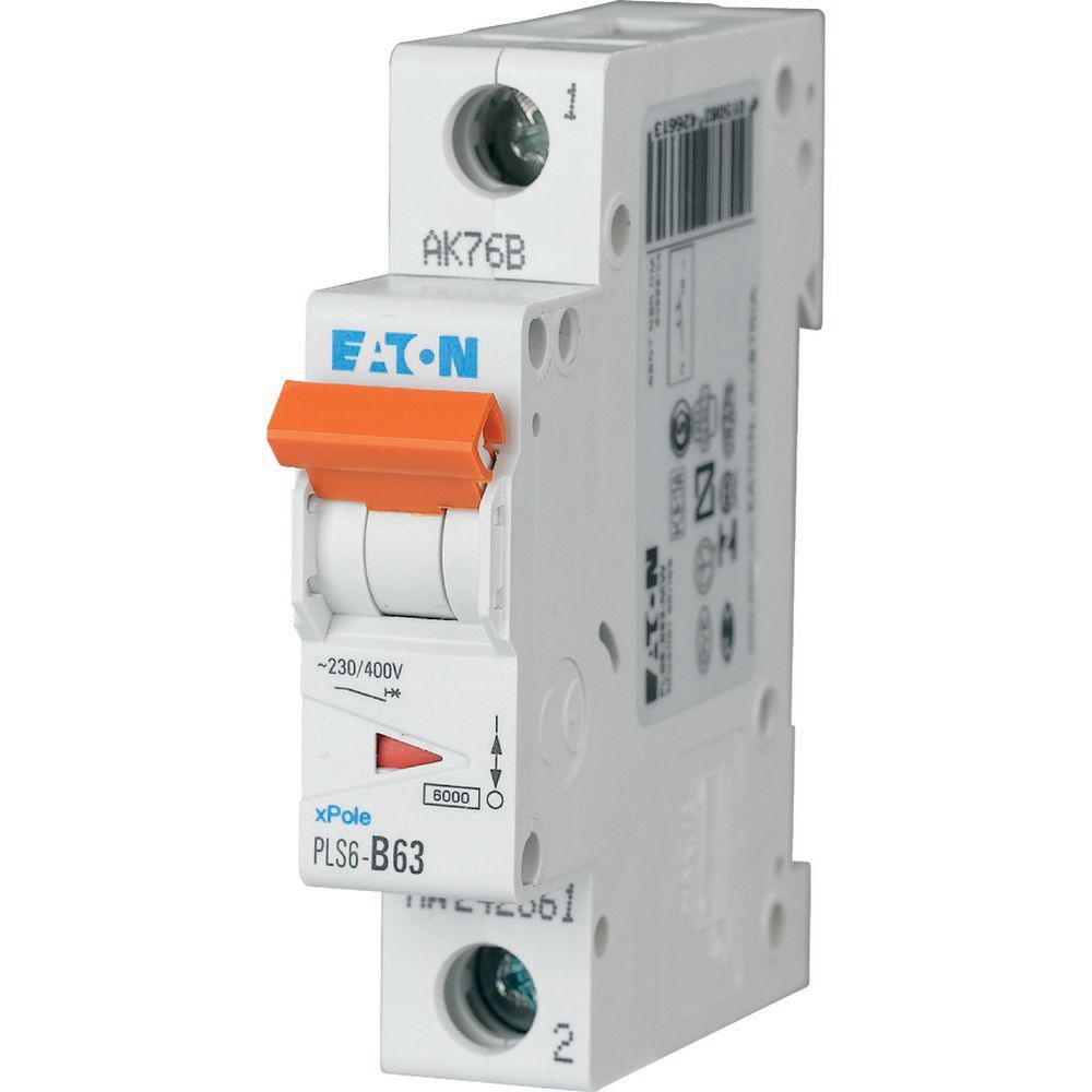 Eaton Automaat C63A 1P 6Ka --> Let Op 1-Polig - Afbeelding 2