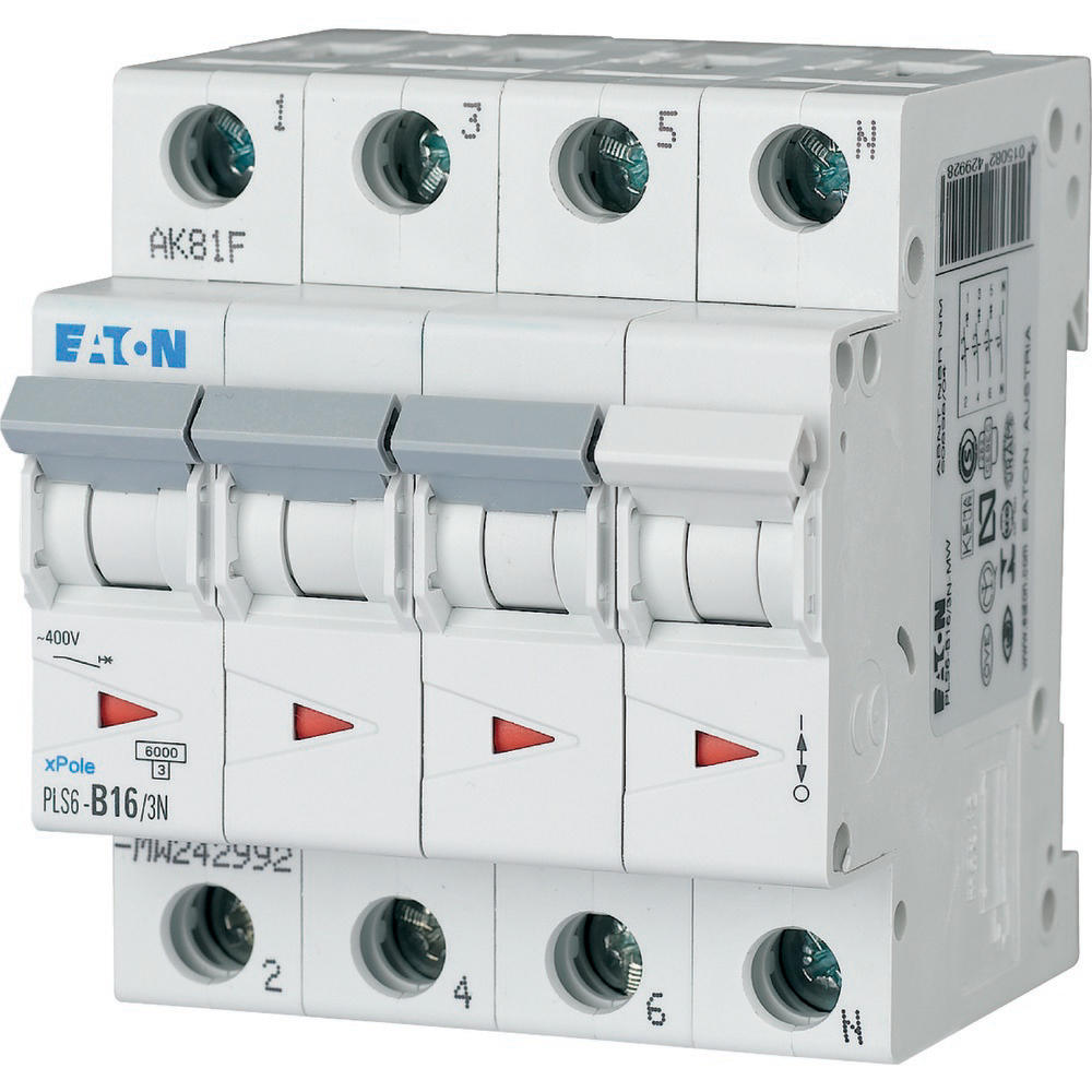 Eaton Automaat C16A 3P+N 6Ka