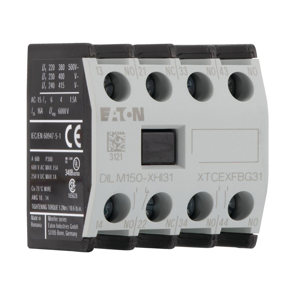 Eaton Dilm150-Xhi31 Hulpcontactblok 3Xm 1Xv 16A - Afbeelding 6