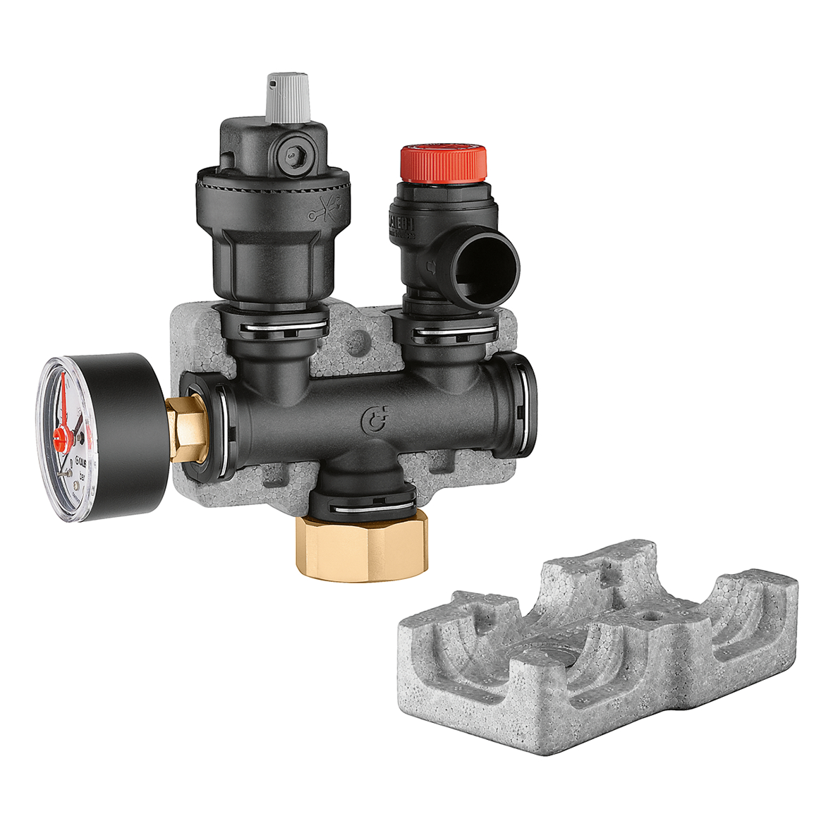 Caleffi Kunststof Expansievatconsole 1"
