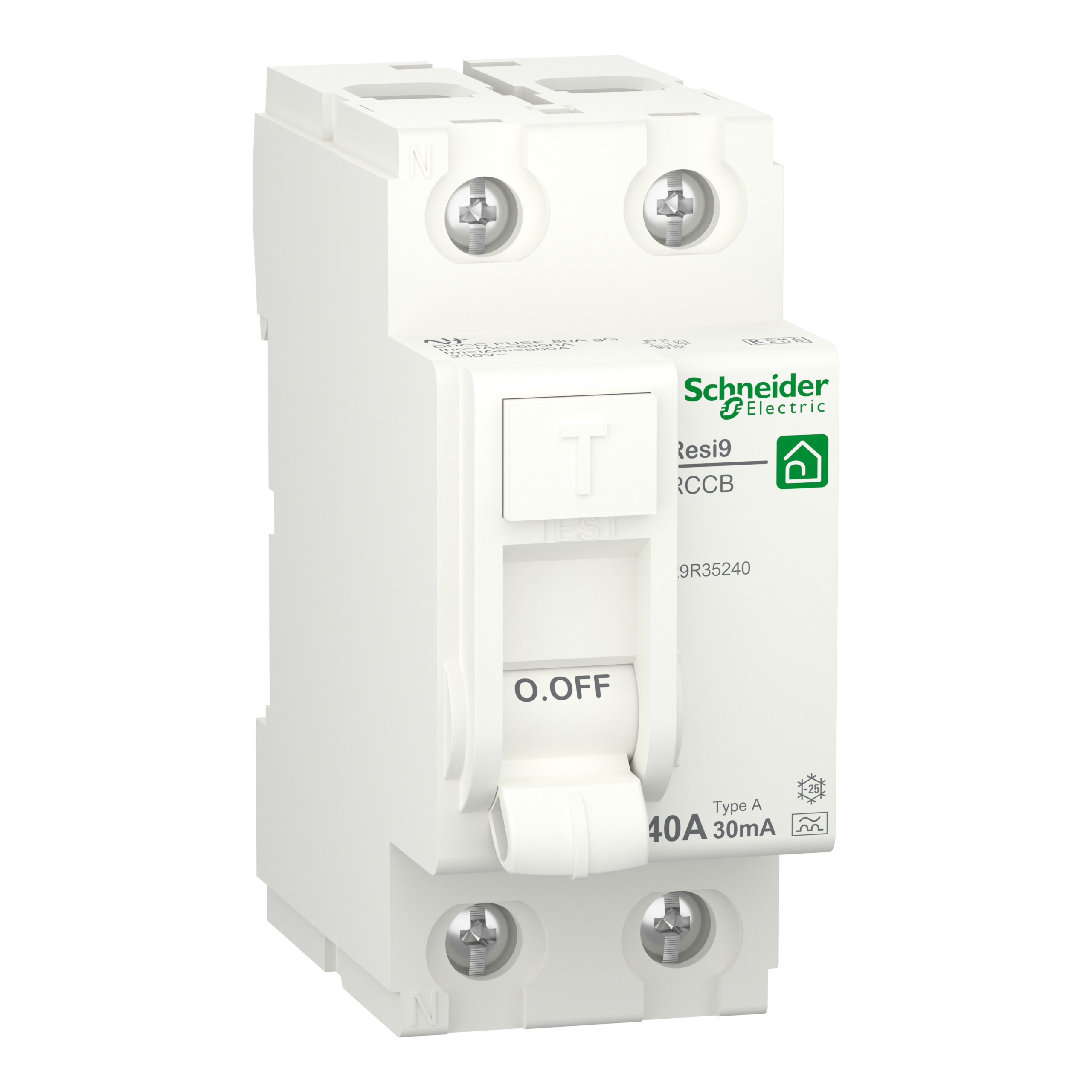 Schneider Electric Aardlekschakelaar 40A 2P 30Ma