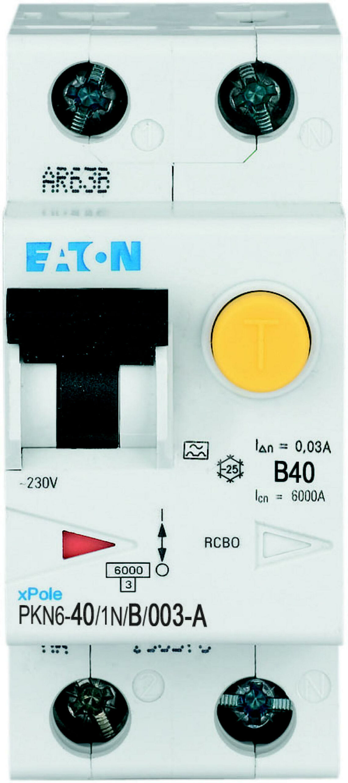 Eaton Aardlekautomaat B40A 1P+N 30Ma 6Ka - Afbeelding 2