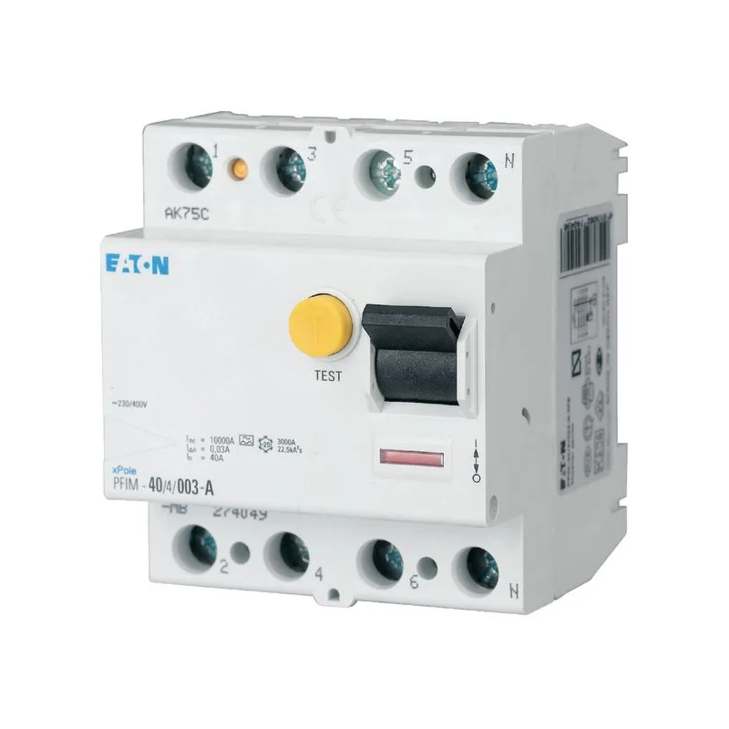 Eaton Aardlekschakelaar 40A 4P 30Ma
