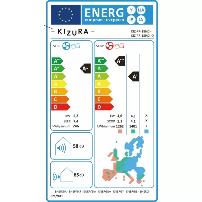 Kizura Prestige Inverter Airco R32 5,2 kW Set - WiFi - Afbeelding 9