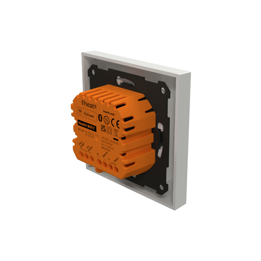 Heatit WiFi7 Thermostaat - White RAL 9003 Glossy - Afbeelding 3