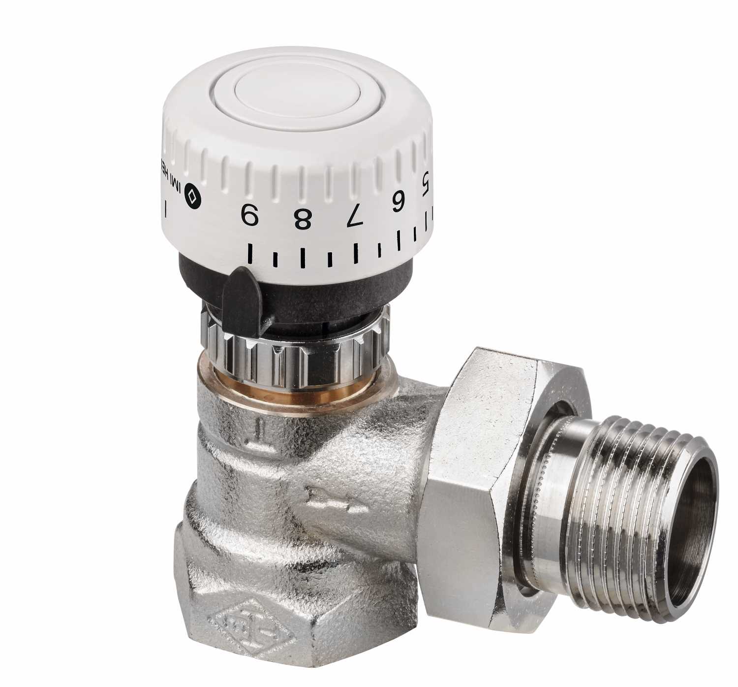 Heimeier Hei Mikrotherm Kraan Haaks 1" 0121-04.500