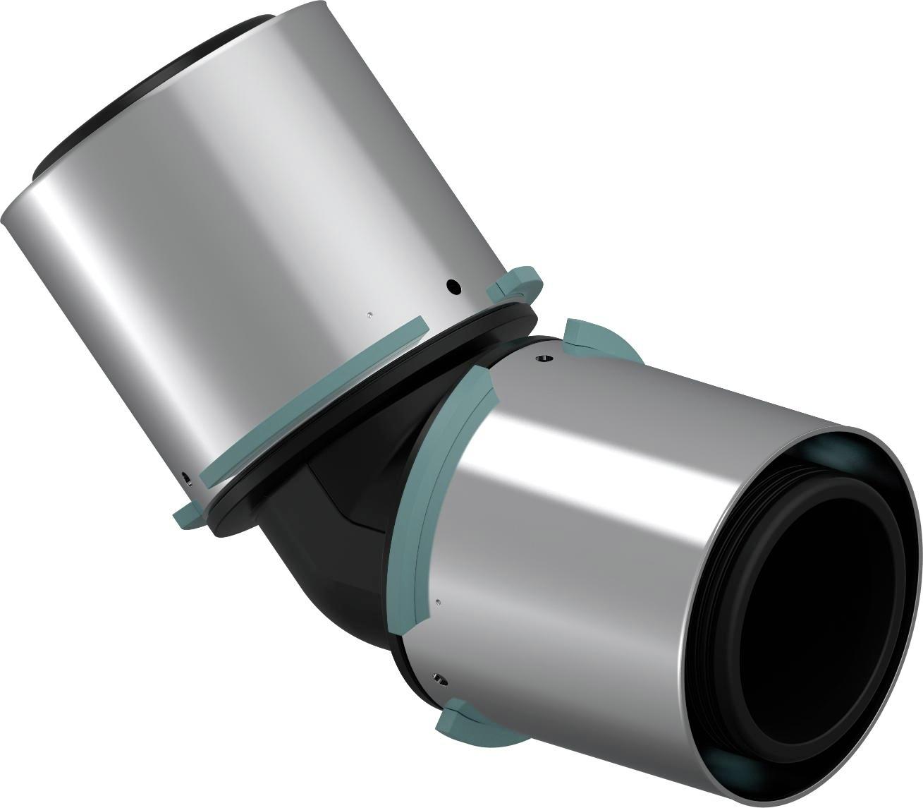 Uponor S-Press Composiet Knie 45Gr 63X63Mm Ppsu - Afbeelding 2