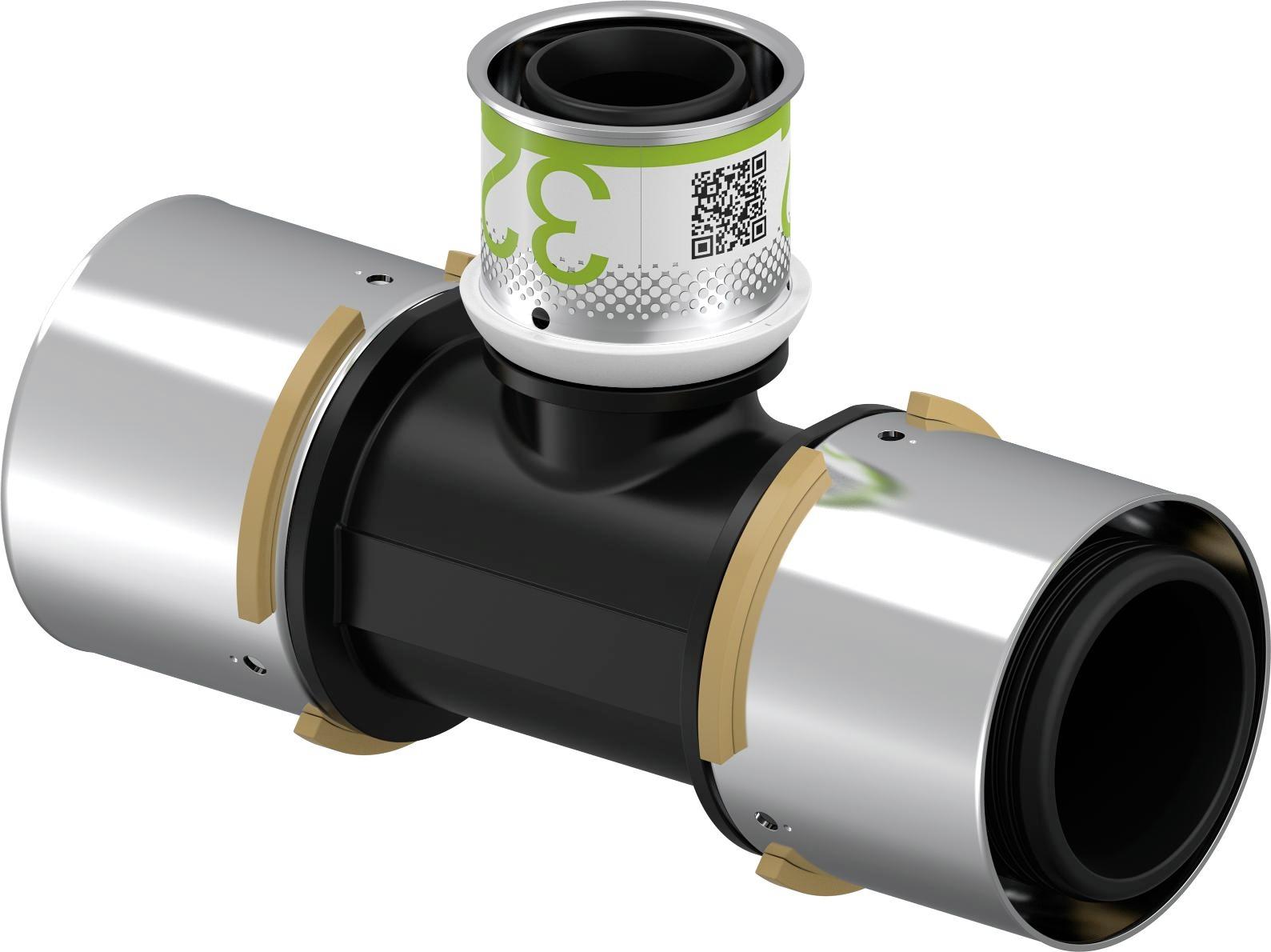 Uponor S-Press T-Stuk Verlopend 50X32X50Mm Ppsu - Afbeelding 4