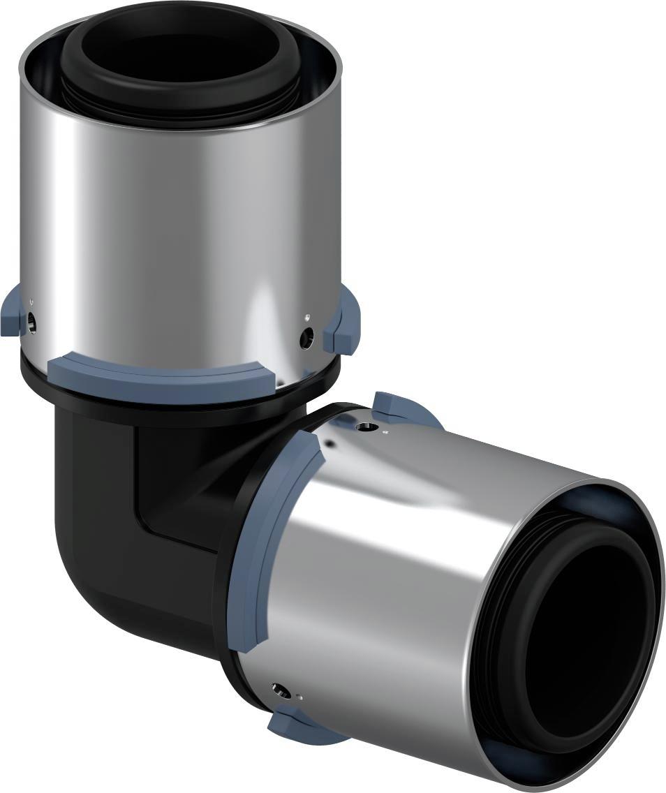 Uponor S-Press Composiet Knie 90Gr Ppsu 40X40Mm - Afbeelding 2