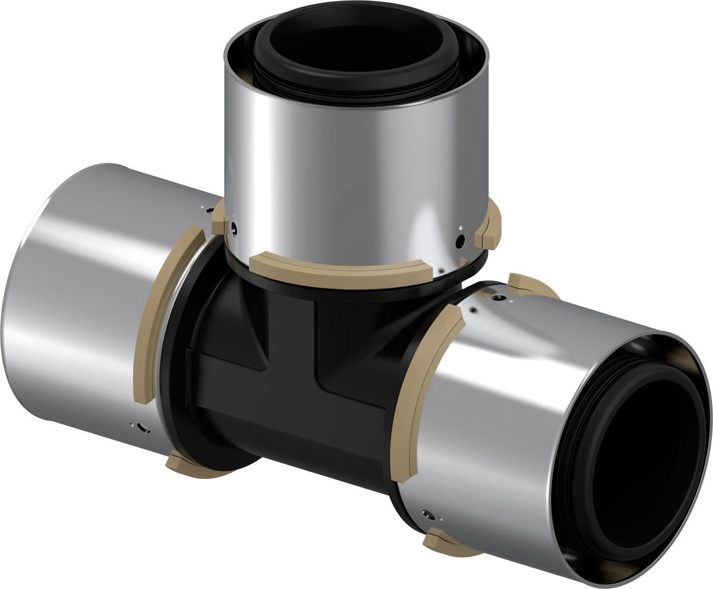 Uponor S-Press Composiet T-Stuk Ppsu 50X50X50Mm - Afbeelding 4