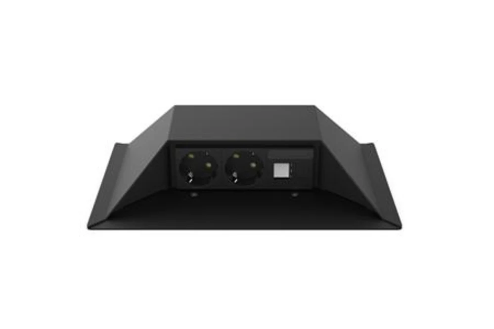 HPL Bunker Opvoerzuil Zwart 2x WCD 2x DATA - Afbeelding 3