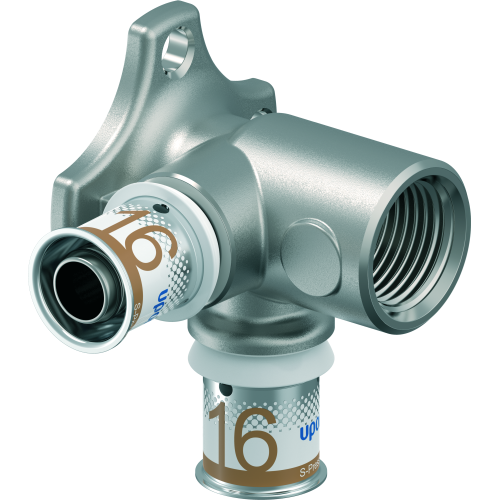 Uponor S-Press Plus Muurplaat Twin 90 Lang 16Xrp1/2X16 Bi - Afbeelding 2