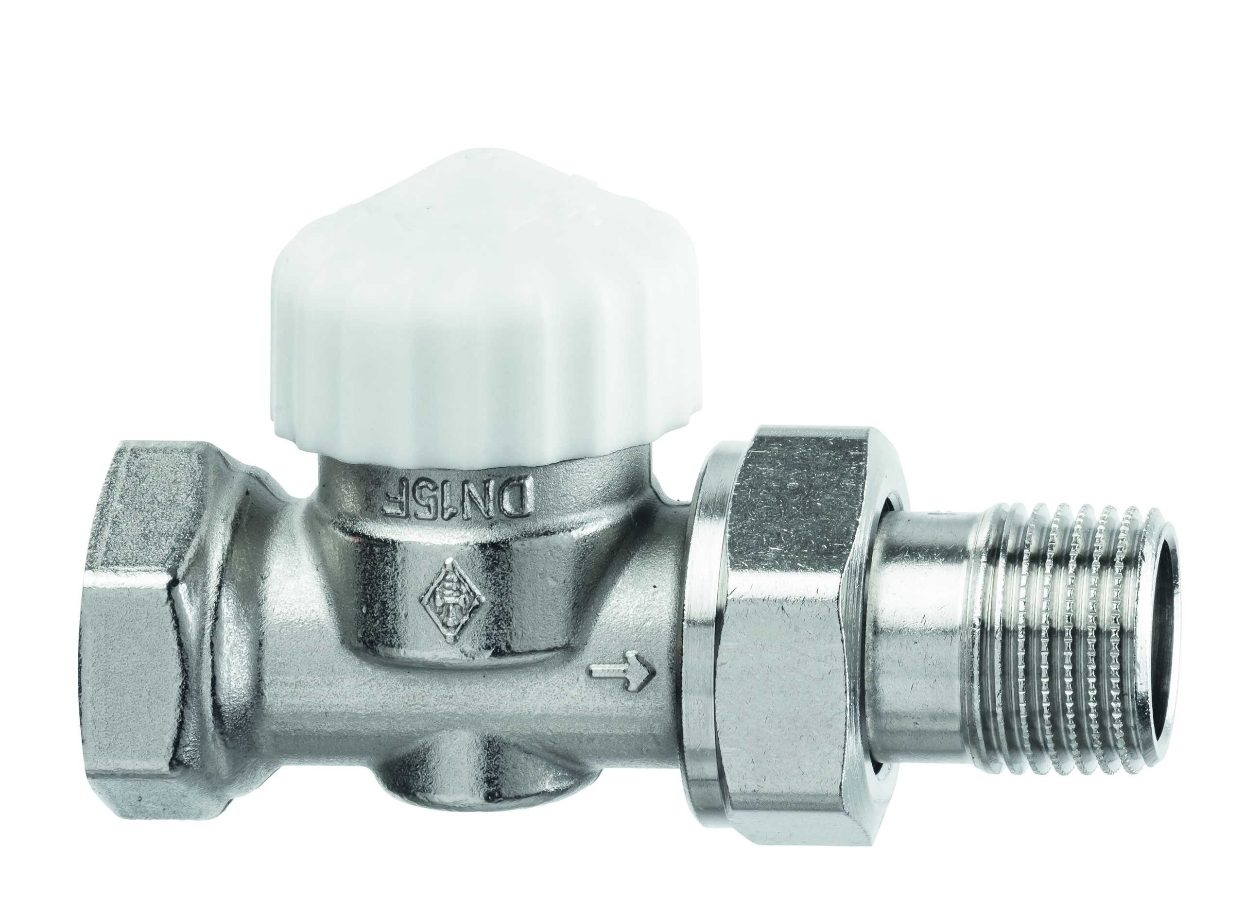 Heimeier Calypso V-Exact Therm.afsl.3/4" Recht 3452-03.000