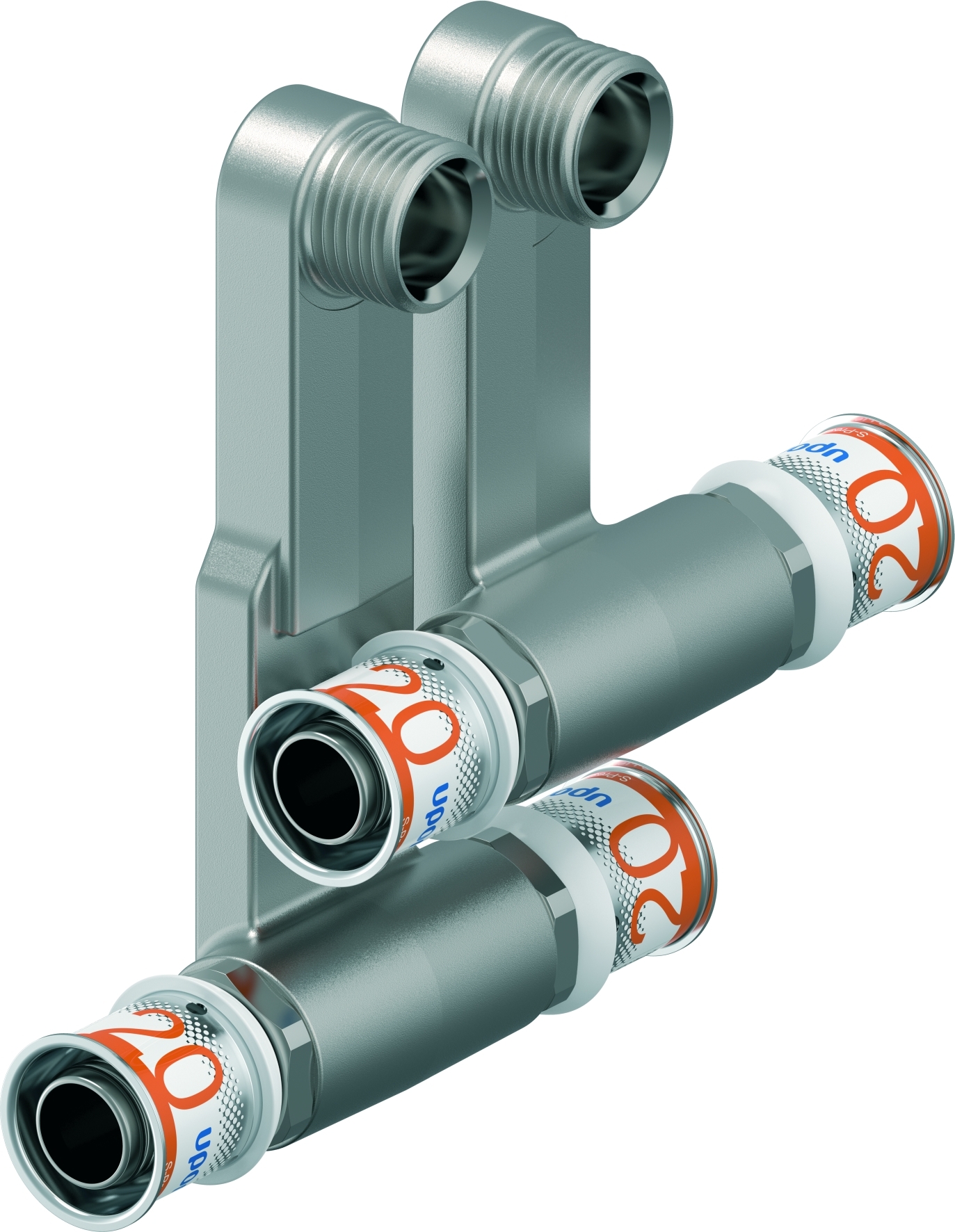 Uponor S-Press Plus Plintaansluiting 20Xg1/2 Bu 20Mm