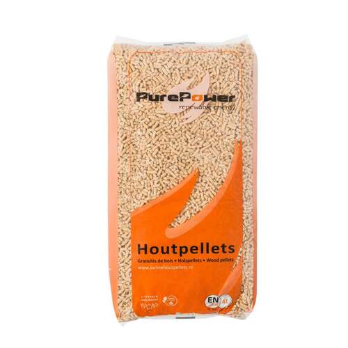 Pure Power ENplus A1 Houtpellets Naaldhout 5 Sterren - 510 Kilo (34 Zak)