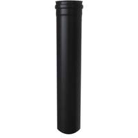 Rookgasbuis 80Mm L250Mm Rvs Zwart