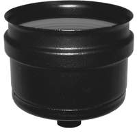 Dop 80Mm Rvs Zwart