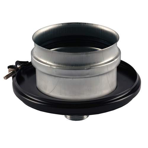 Dop 80 80/130Dw Dubbelwandig Rvs Zwart