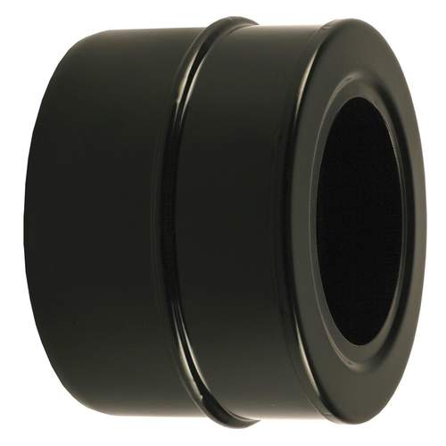 Adapter Dw 80/130Mm Dubbelwandig Rvs Zwart