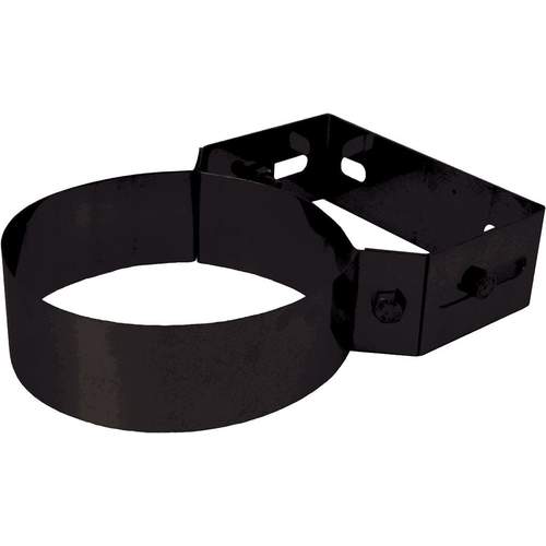 Verstelbare Muurbeugel 130Mm Dubbelwandig Rvs Zwart