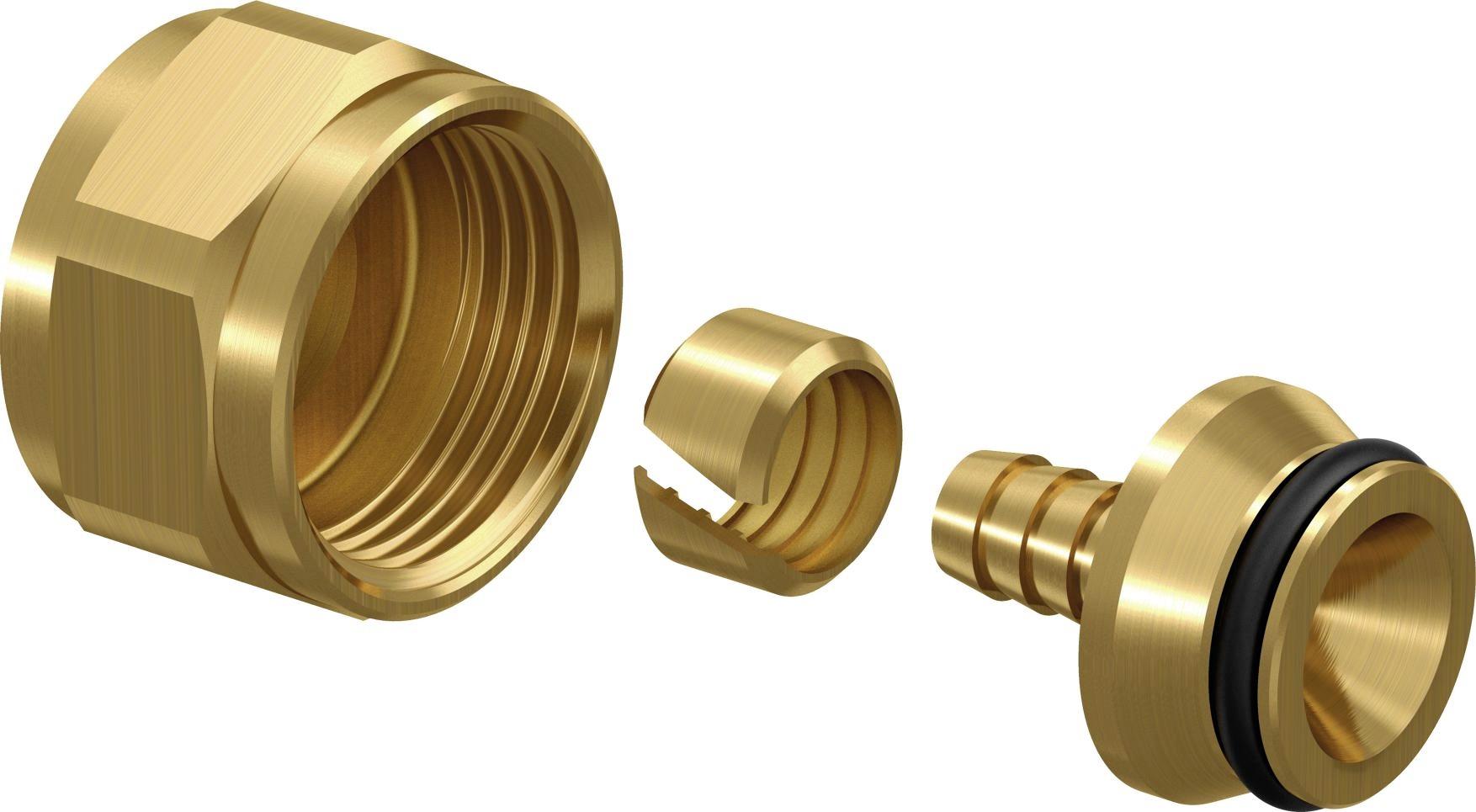 Uponor Minitec Aansluitkoppeling 9,9X3/4 Euroconus