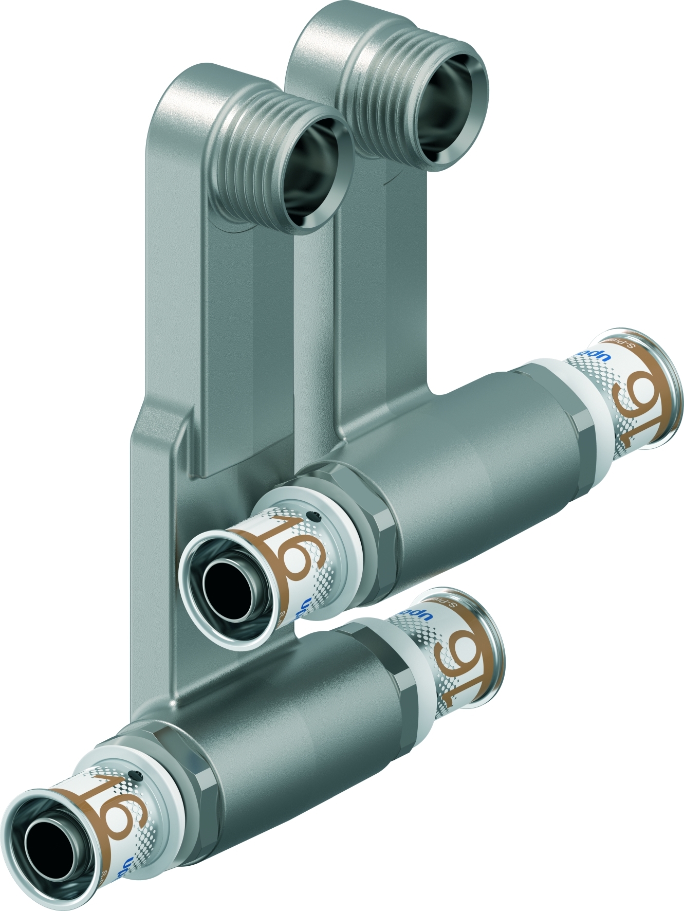 Uponor S-Press Plus Plintaansluiting 16Xg1/2 Bu 16Mm