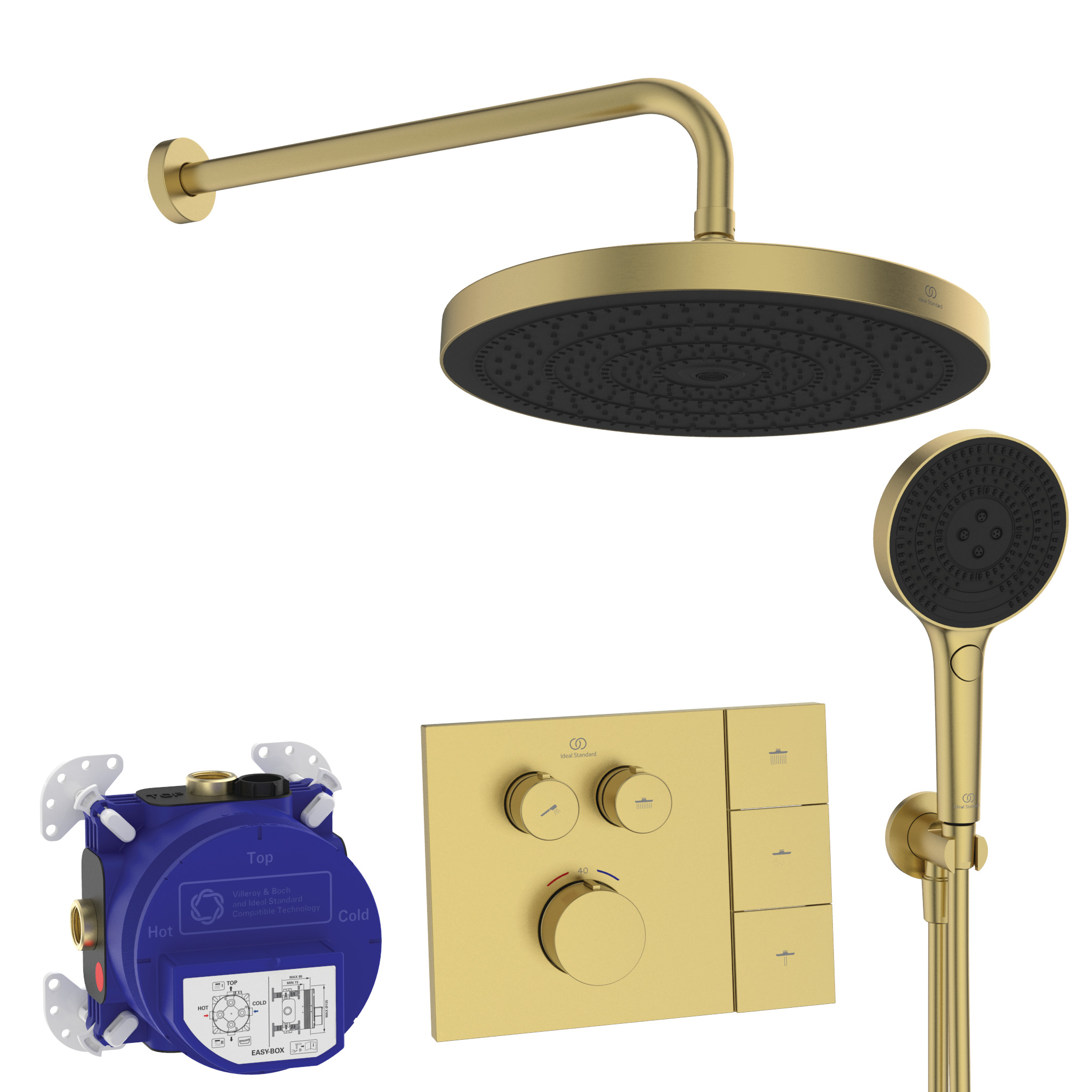 Ideal Standard Ide Ceratherm Navigo Solos Inbouwset