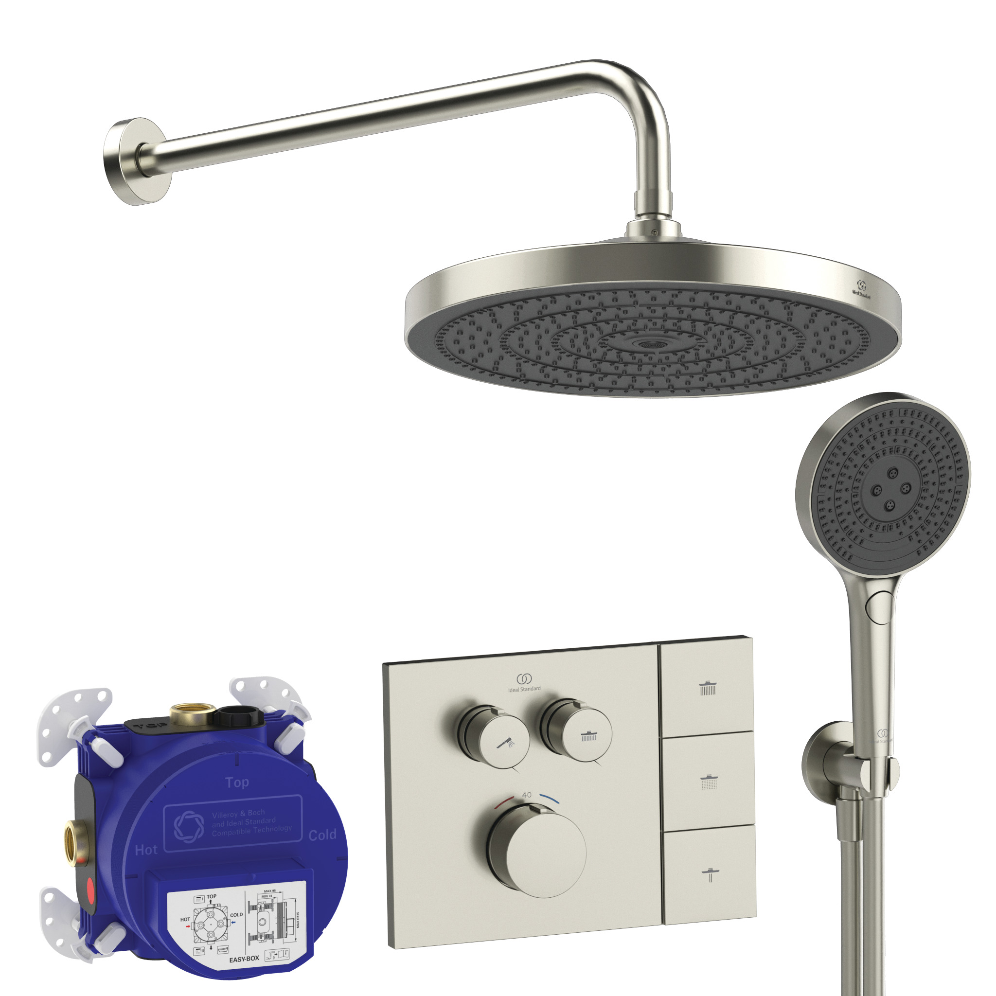 Ideal Standard Ide Ceratherm Navigo Solos Shr Pack/Bin Slst