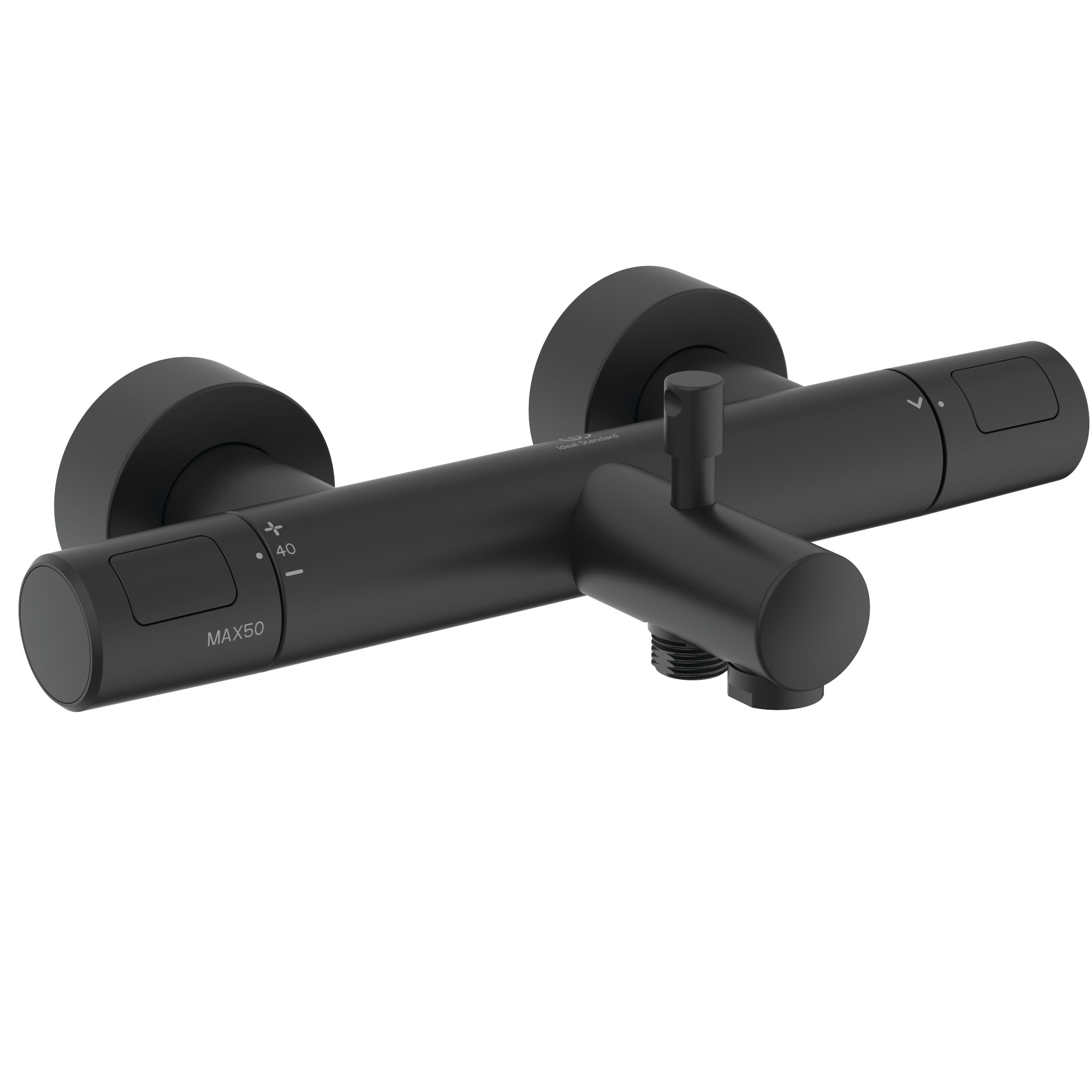 Ideal Standard Ide Ceratherm T25N Preci+ Bsh Mxr Sblk