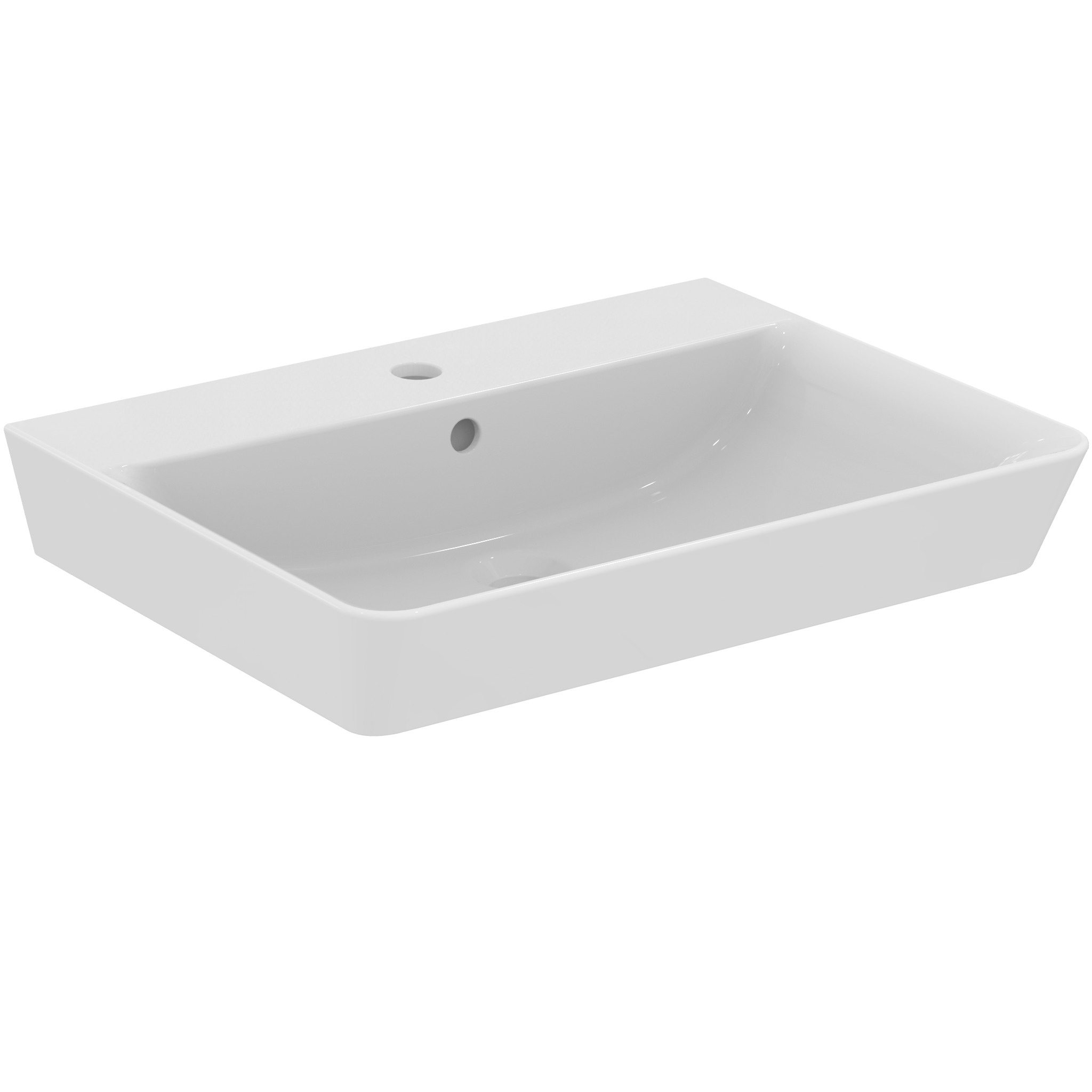 Ideal Standard Ide Connect Air Cube Wastafel 600X460Mm Met Kraangat En