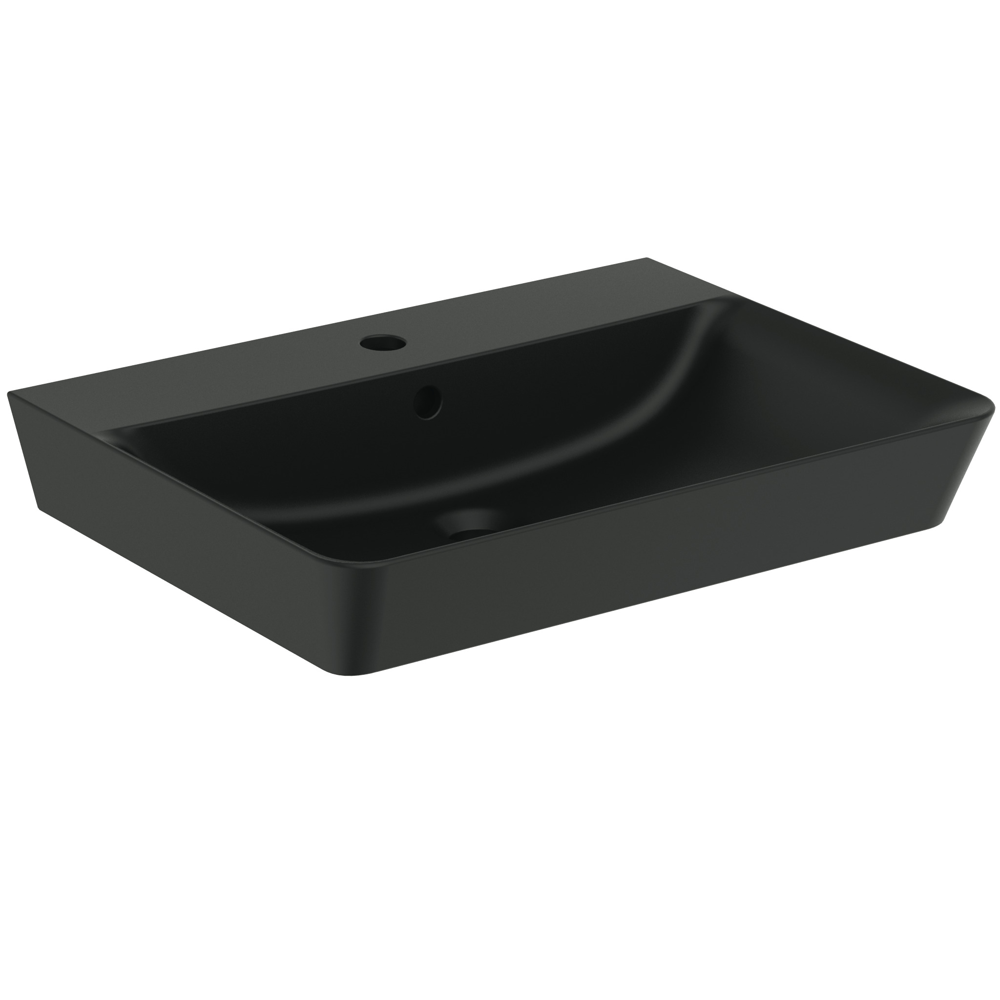 Ideal Standard Ide Connect Air Wastafel Cube 600Mm Met Kraangat En Overloop