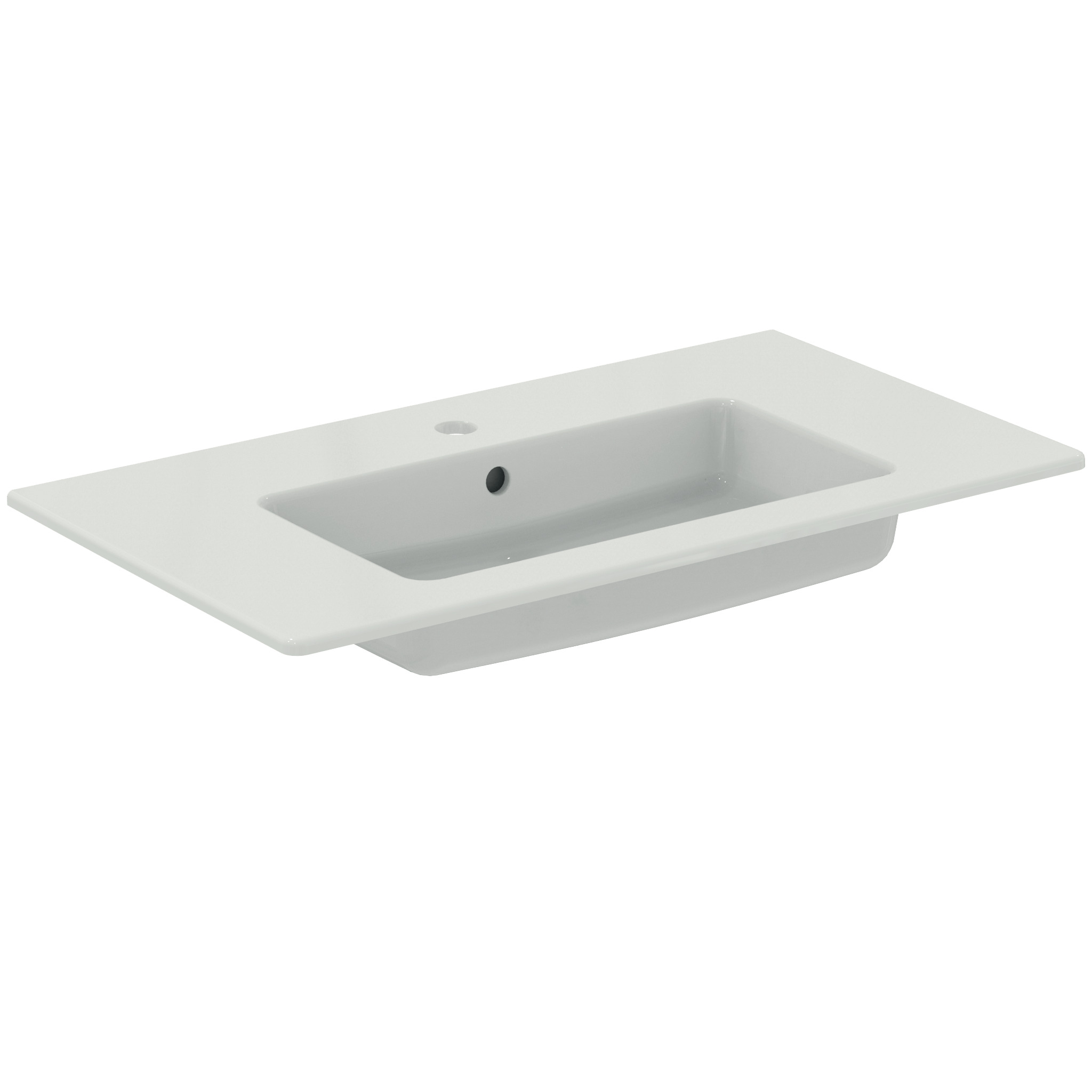 Ideal Standard Ide Tiempo Wastafel 815Mm Met Kraangat En Overloop Wit