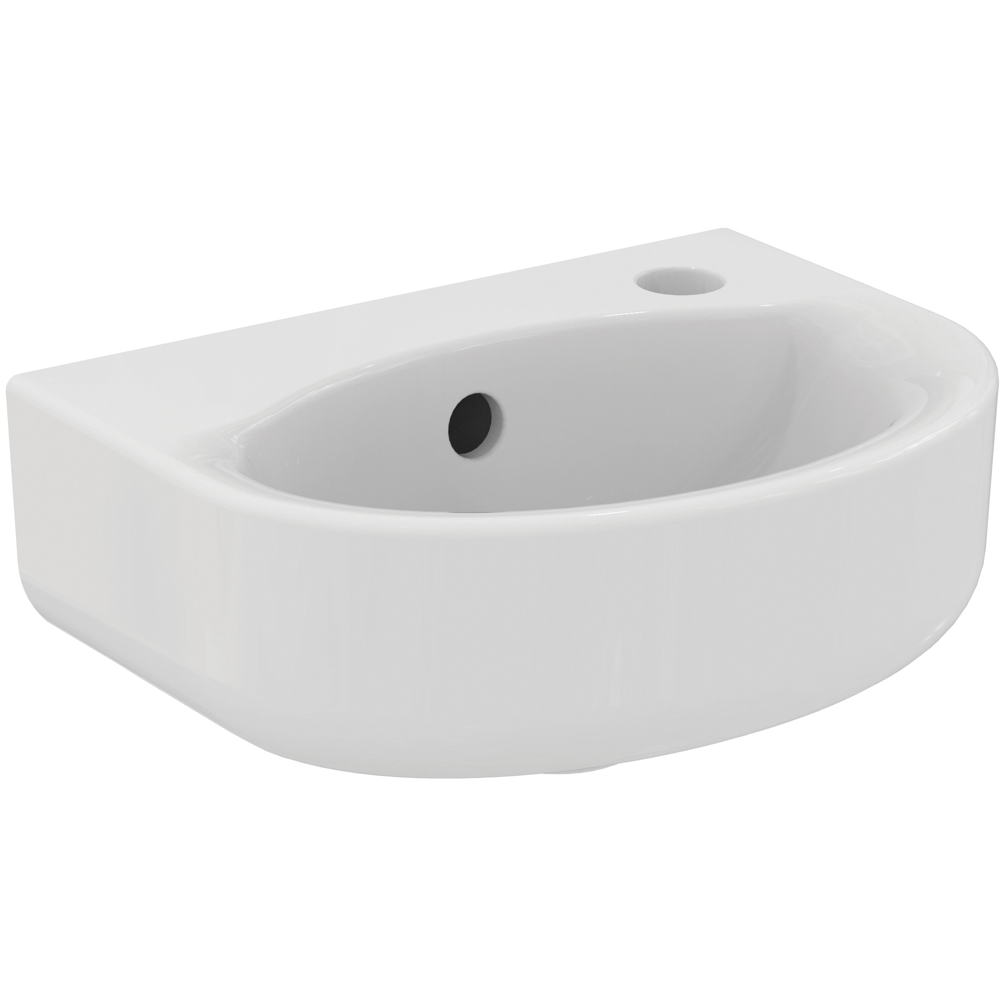 Ideal Standard Ide Connect Fontein 350X260Mm Met Kraangat En Overloop Wit