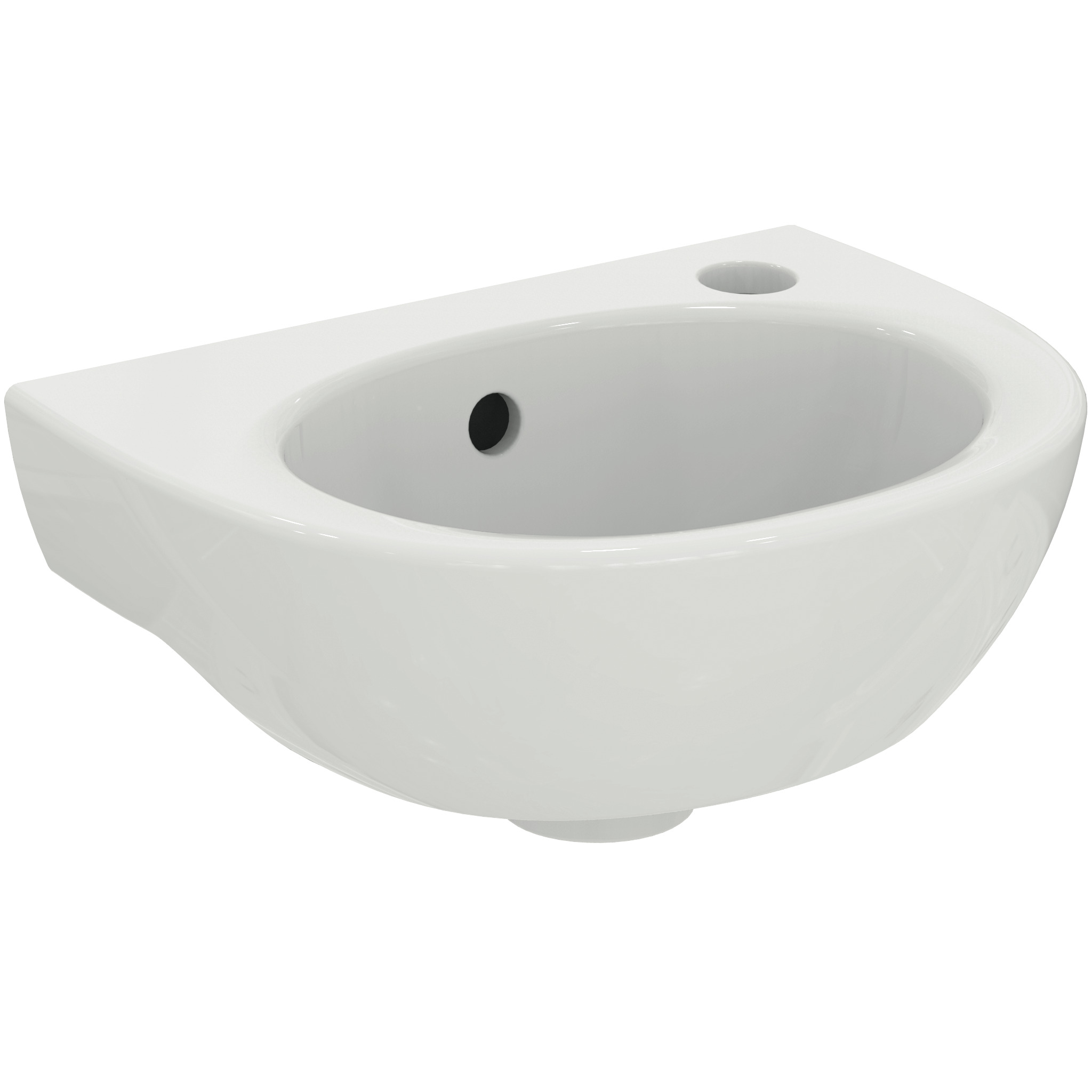 Ideal Standard Ide Eurovit Fontein 350Mm Met Kraangat En Overloop Wit