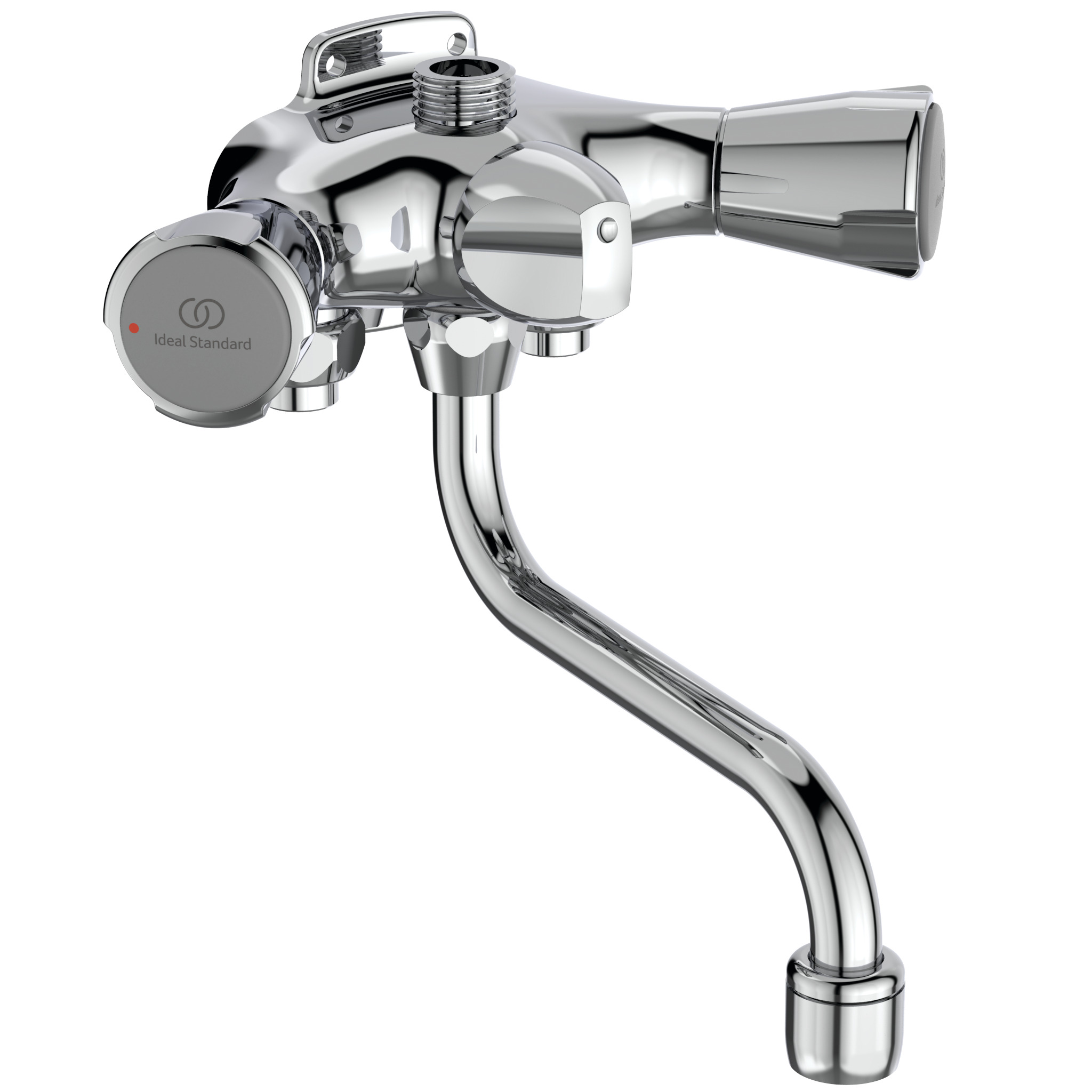 Venlo Nimbus Ii Messing Doucheblokmengkraan Eco M.omstelling