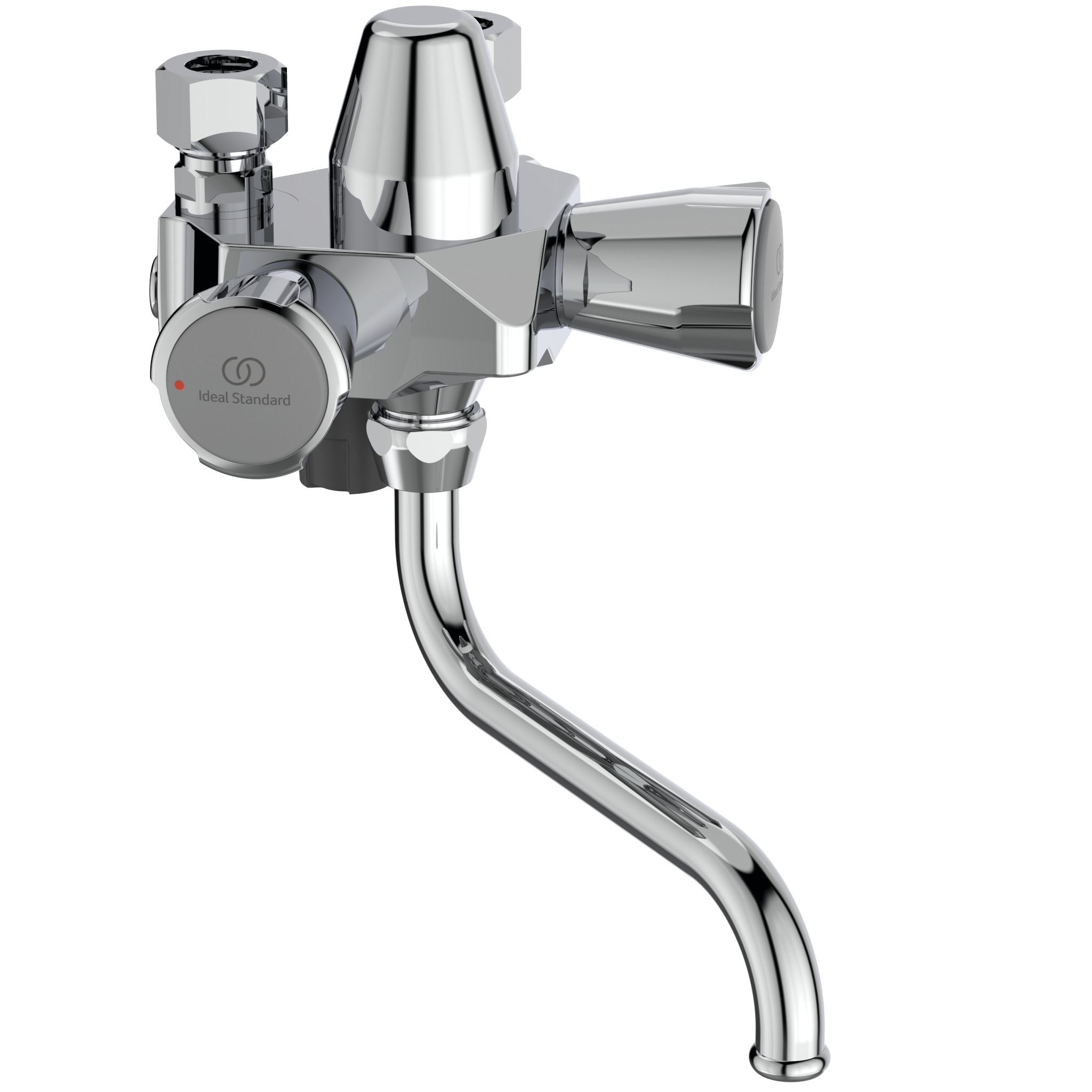 Venlo Nimbus Ii Messing Druk Mengcombi. Eco 60Mm 7 Bar Chr.